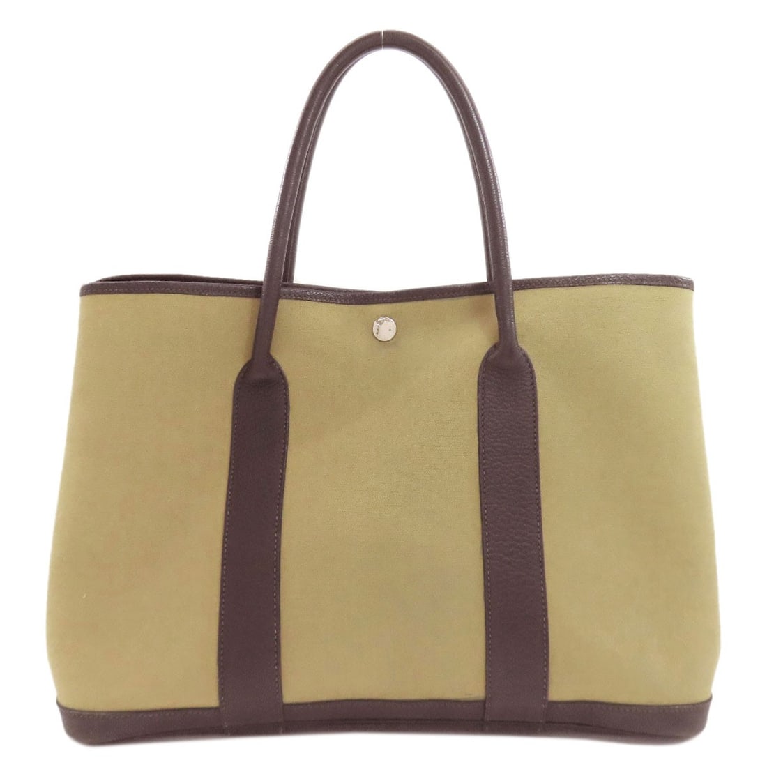 Officche HERMES Garden Party PM Silver Hardware Tote Bag Towar - 2