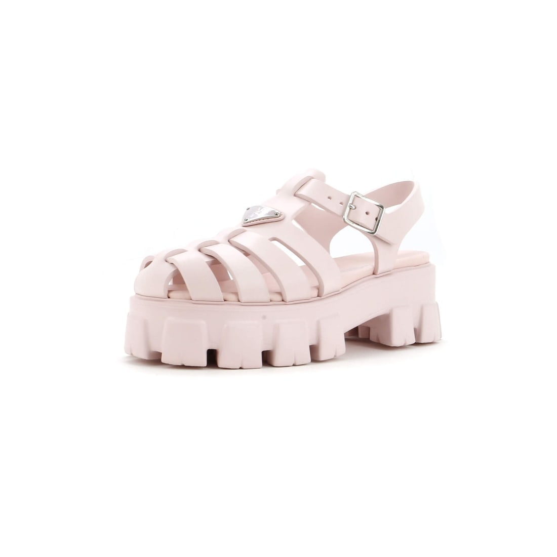 Rubber Prada Women's Monolith Cage Platform Sandals: Rubber Prada Women's Monolith Cage Platform Sandals This listing features Rubber Prada Women's Monolith Cage Platform Sandals. Item specifics are provided below. Item Specifics: Brand: Prada Us Shoe S