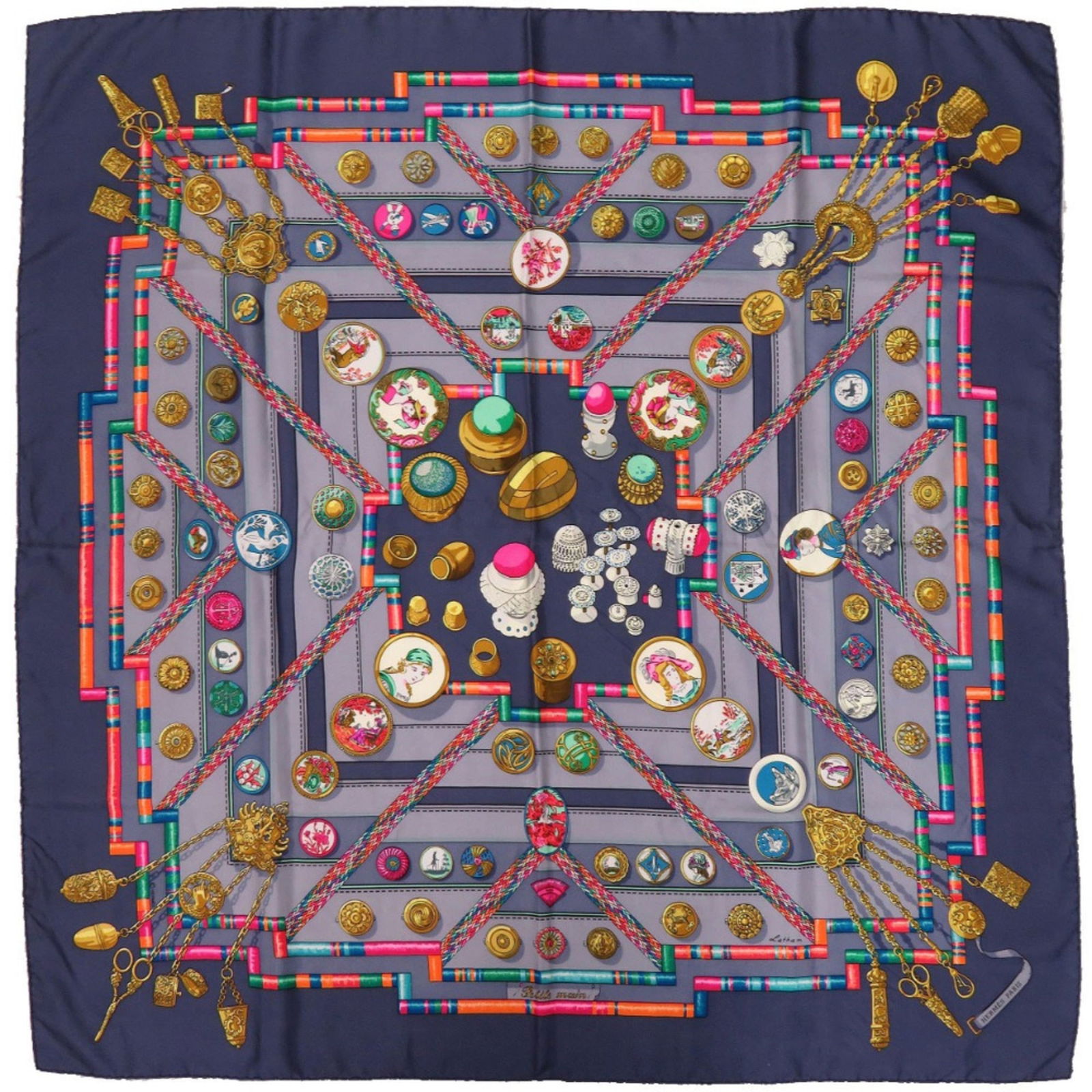 Silk Hermes Scarf (1 of 7)