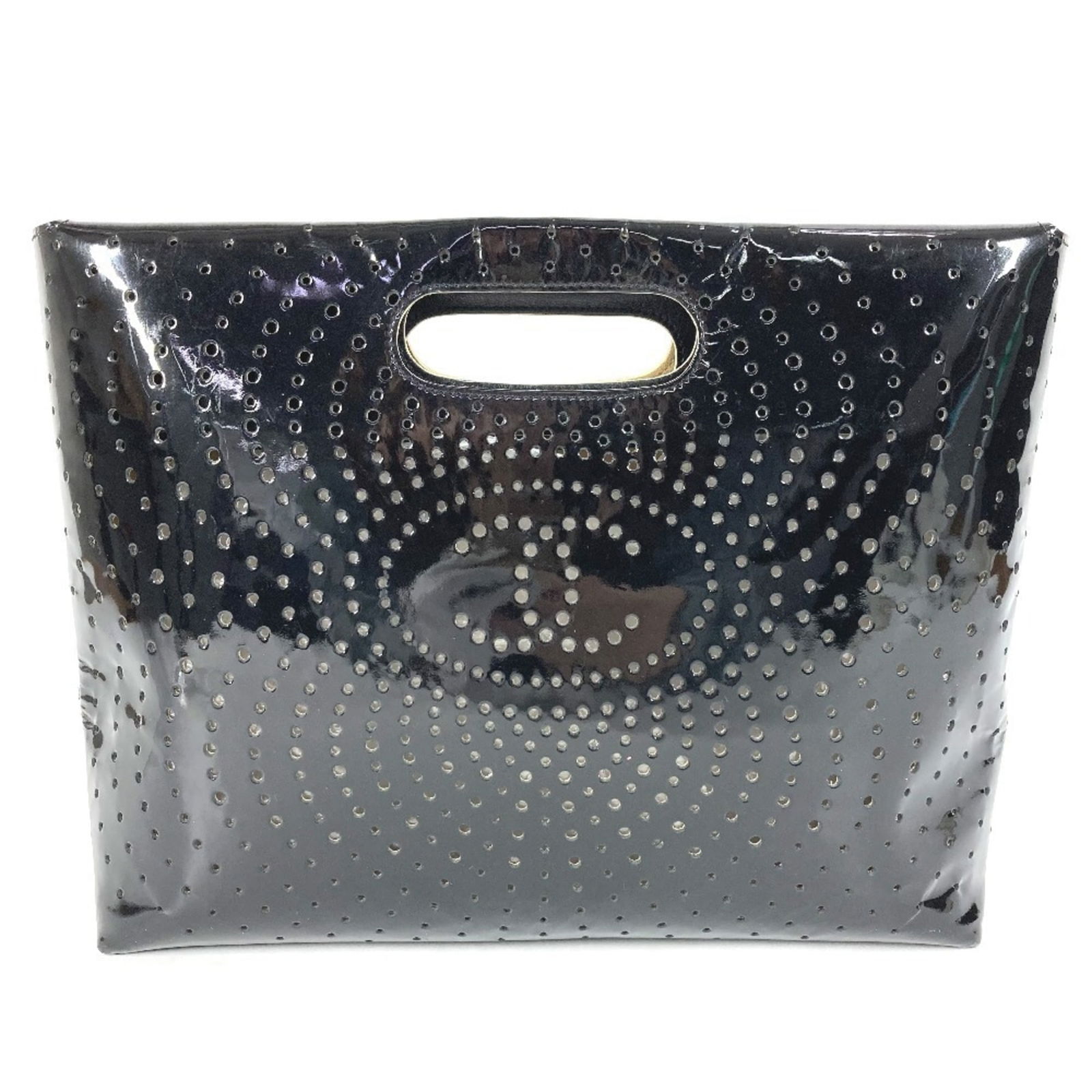 Leather Chanel Handbag: Leather Chanel Handbag This listing features Leather Chanel Handbag. Item specifics are provided below. Item Specifics: Brand: Chanel Type: Handbag Material: Leather Leather/Fur Type: Enamel Leather C