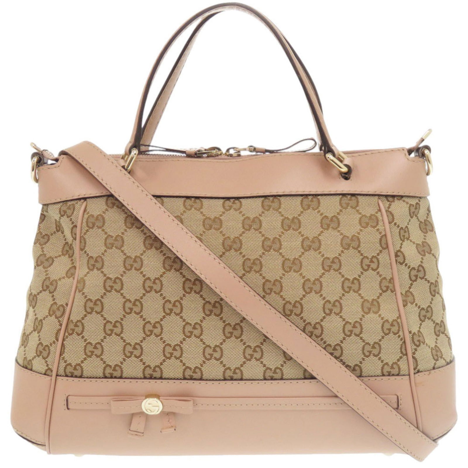 Canvas Gucci Handbag Gg (1 of 9)