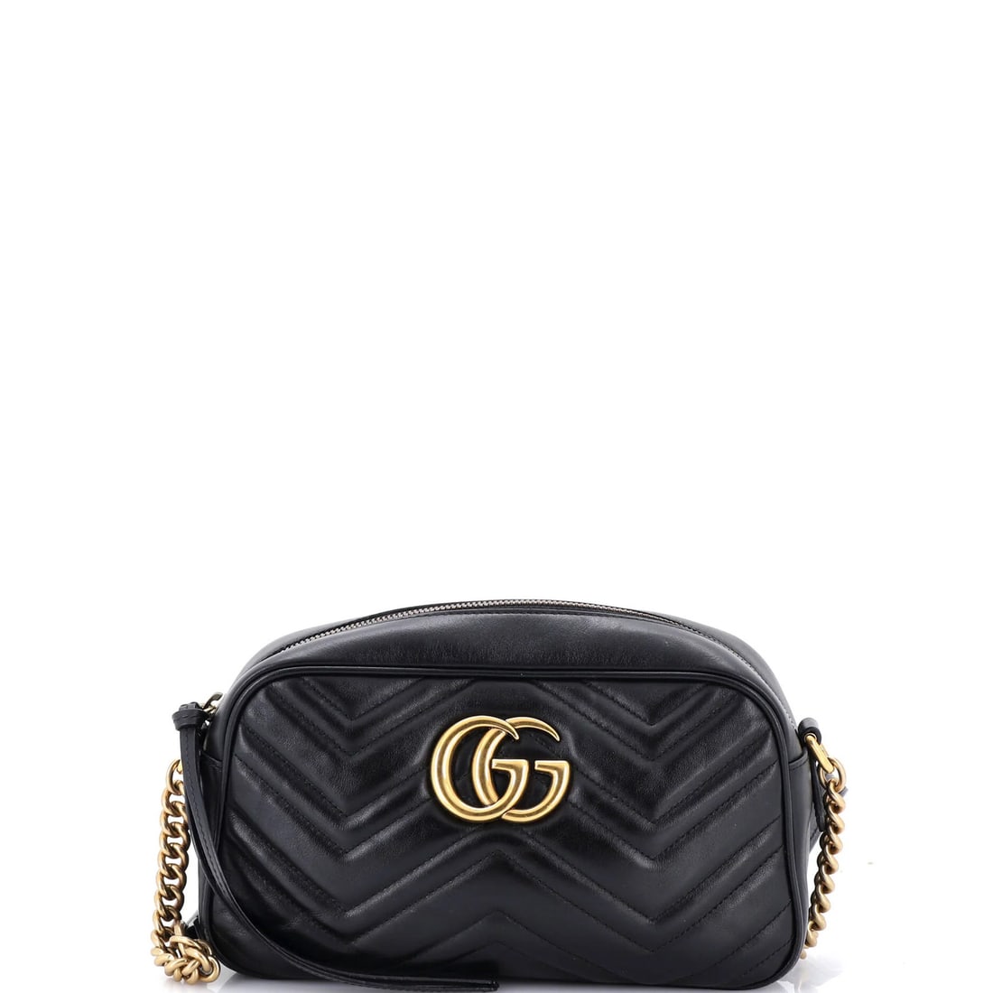 Small Gucci GG Marmont Shoulder Bag Matelasse Leather (1 of 8)