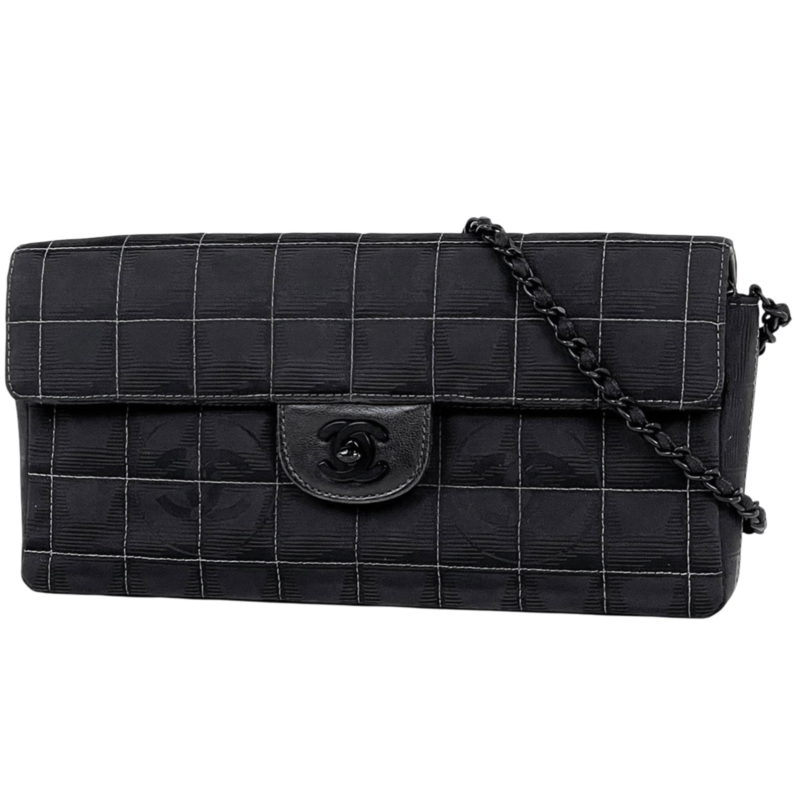 Leather - Chanel Shoulder Bag New Travel Line - Nylon: Leather - Chanel Shoulder Bag New Travel Line - Nylon This listing features Leather - Chanel Shoulder Bag New Travel Line - Nylon. Item specifics are provided below. Item Specifics: Brand: Chanel Type