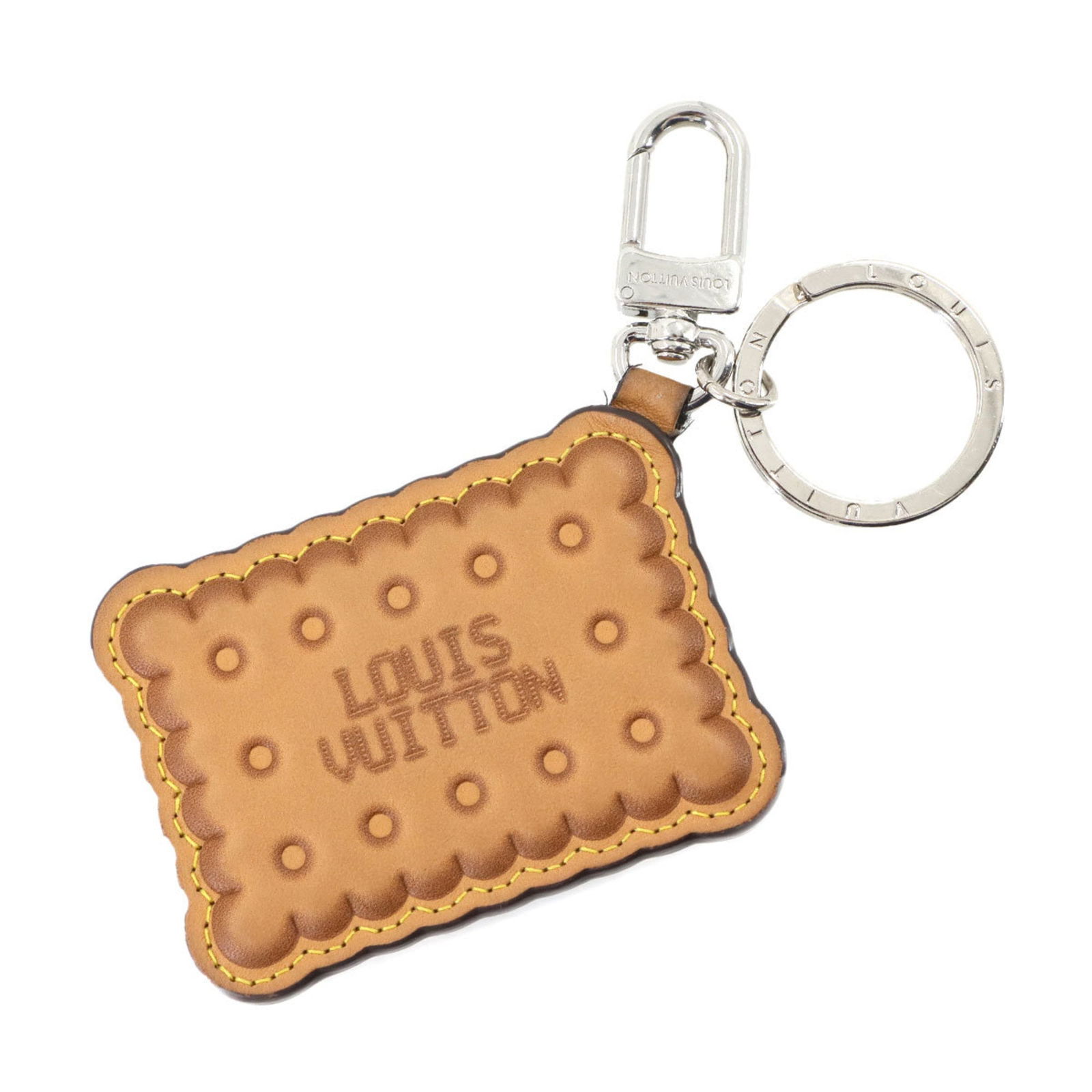 Monogram - Louis Vuitton Keyring Leather (1 of 5)