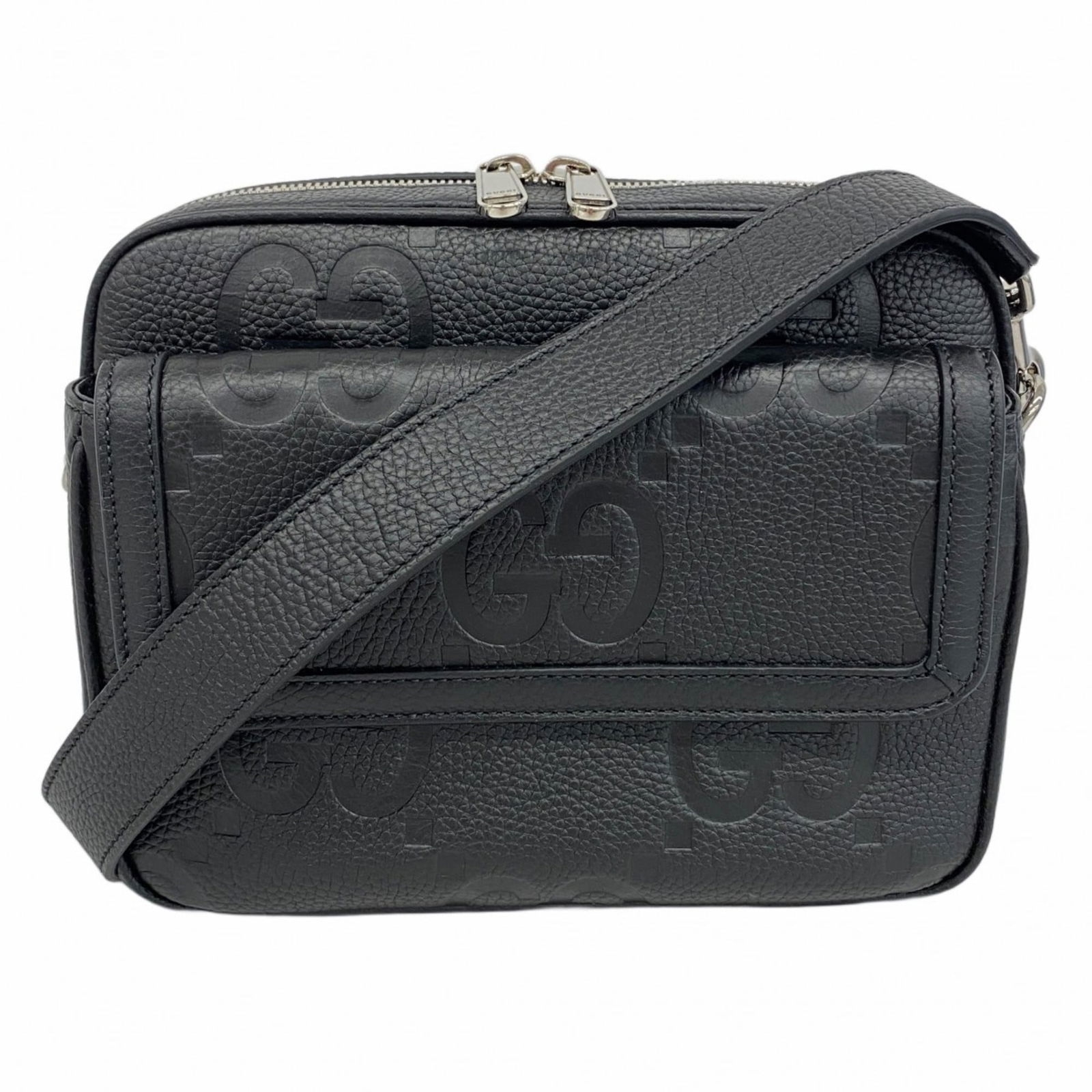 Leather Gucci Sling Bag: Leather Gucci Sling Bag This listing features Leather Gucci Sling Bag. Item specifics are provided below. Item Specifics: Brand: Gucci Type: Sling Bag Material: Leather Color: Black Hardware Color: Si