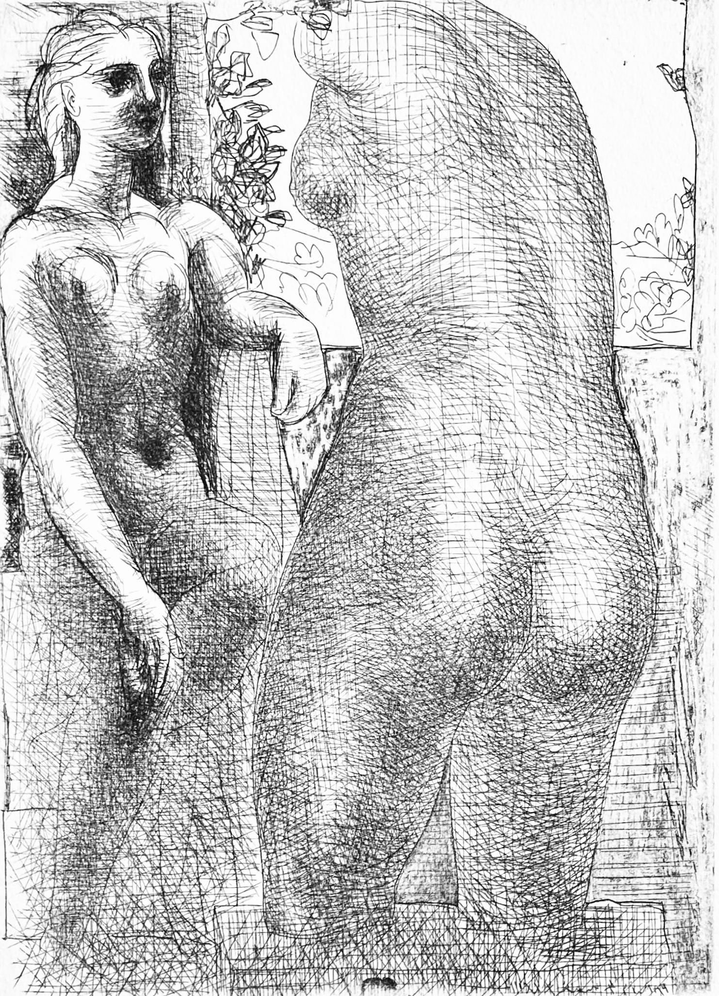 Lithograph - Pablo Picasso - Modele et Grande Sculpture de Dos - Suite Vollard - Fac-simile Signed: Lithograph - Pablo Picasso - Modele et Grande Sculpture de Dos - Suite Vollard - Fac-simile Signed This listing features Lithograph - Pablo Picasso - Modele et Grande Sculpture de Dos - Suite Vollard