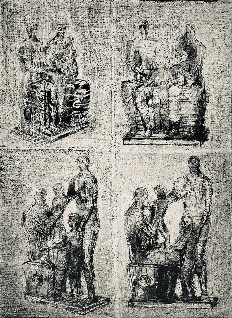 Lithograph - Henry Moore - Family Groups - The Drawings of Henry Moore: Lithograph - Henry Moore - Family Groups - The Drawings of Henry Moore This listing features Lithograph - Henry Moore - Family Groups - The Drawings of Henry Moore. Item specifics are provided below.