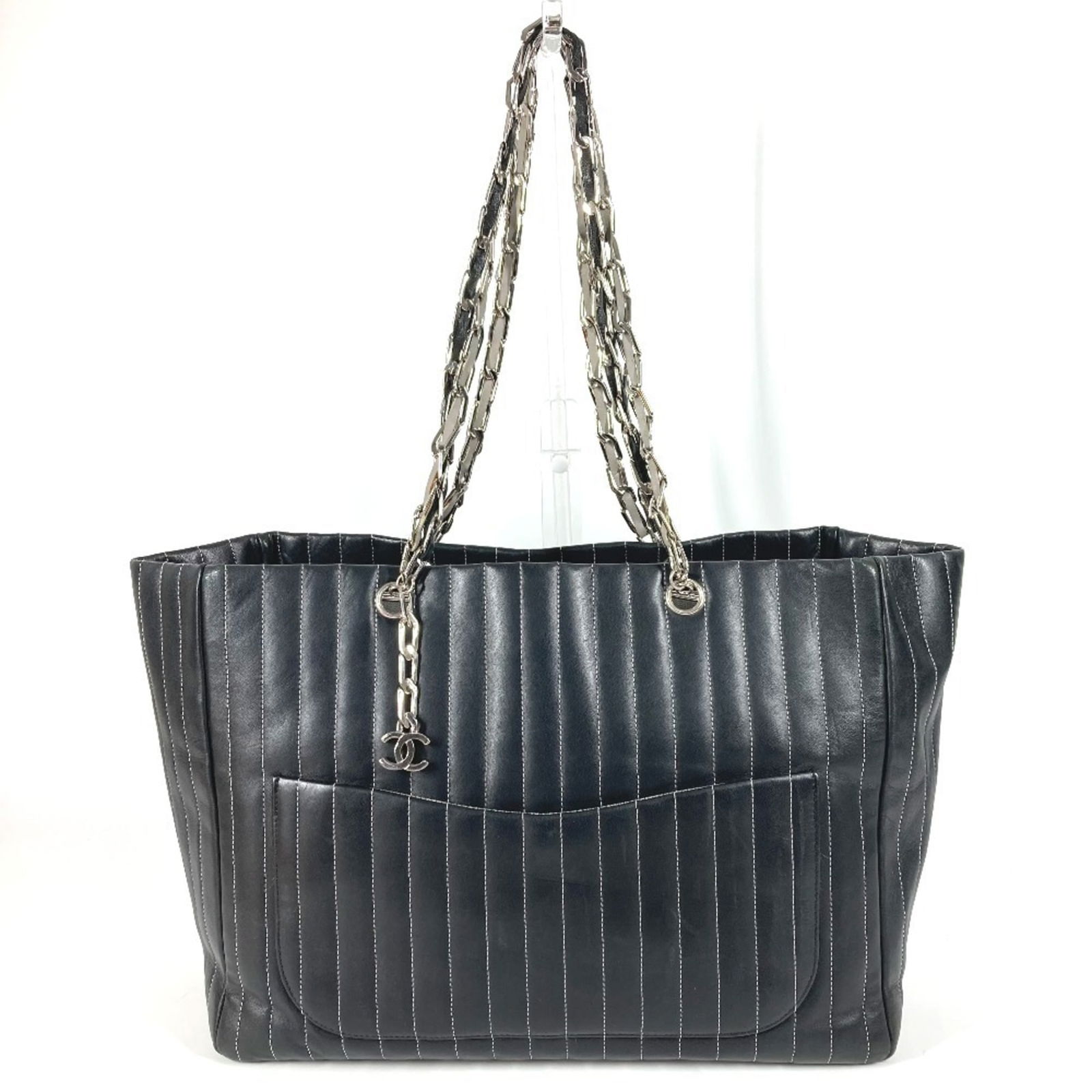 Tote Bag Leather - Chanel Shoulder Bag (1 of 17)