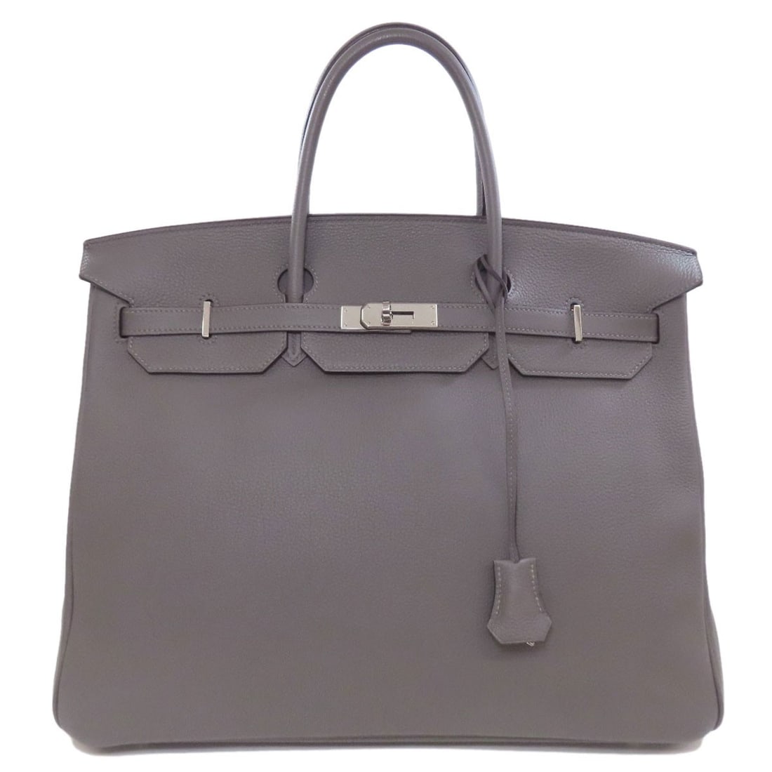 Togo HERMES Birkin 40 Grimeise SilverHardware Handbag: Togo HERMES Birkin 40 Grimeise SilverHardware Handbag This listing features Togo HERMES Birkin 40 Grimeise SilverHardware Handbag. Item specifics are provided below. Item Specifics: Brand: HERMES