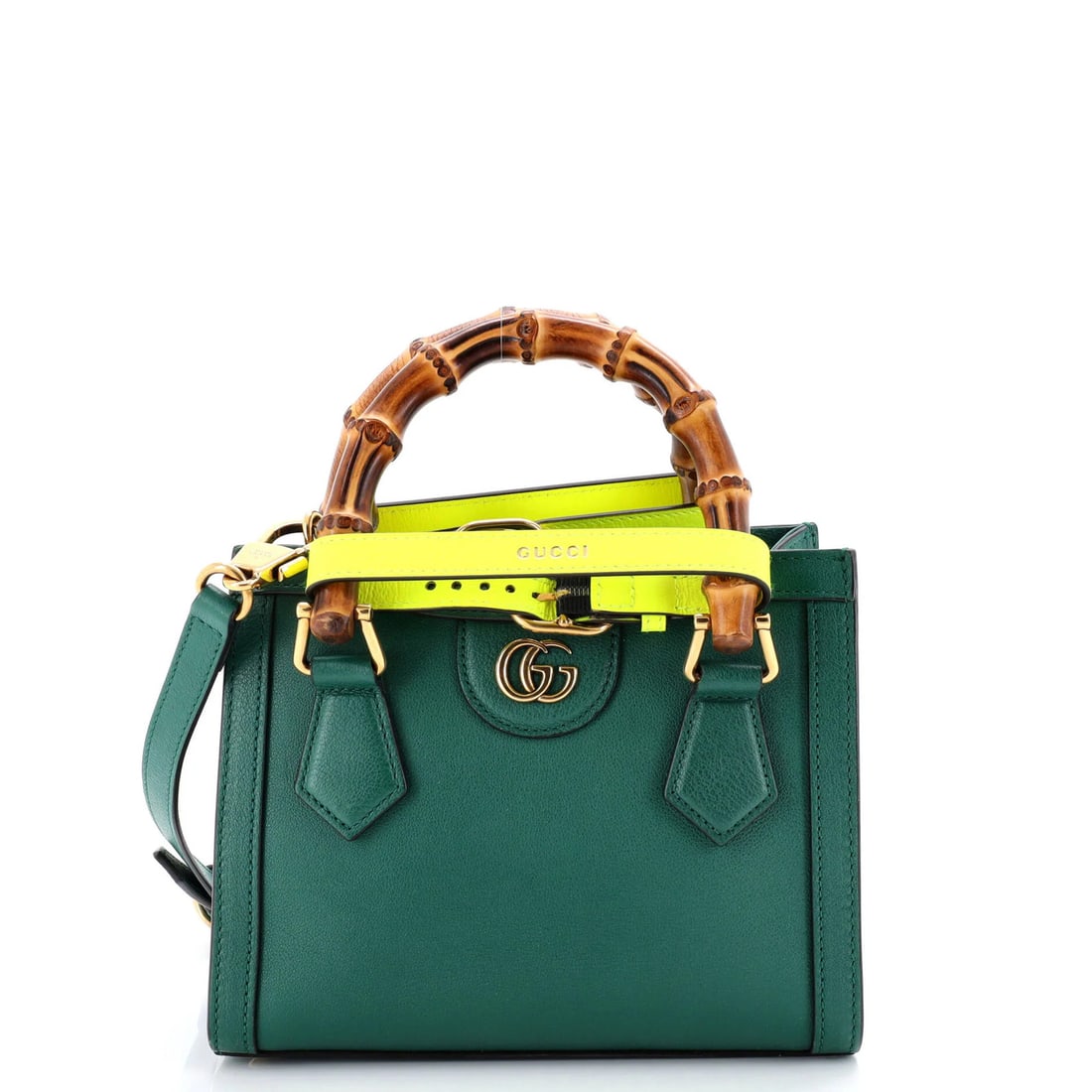 Mini Gucci Diana NM Bamboo Handle Tote Leather (1 of 5)