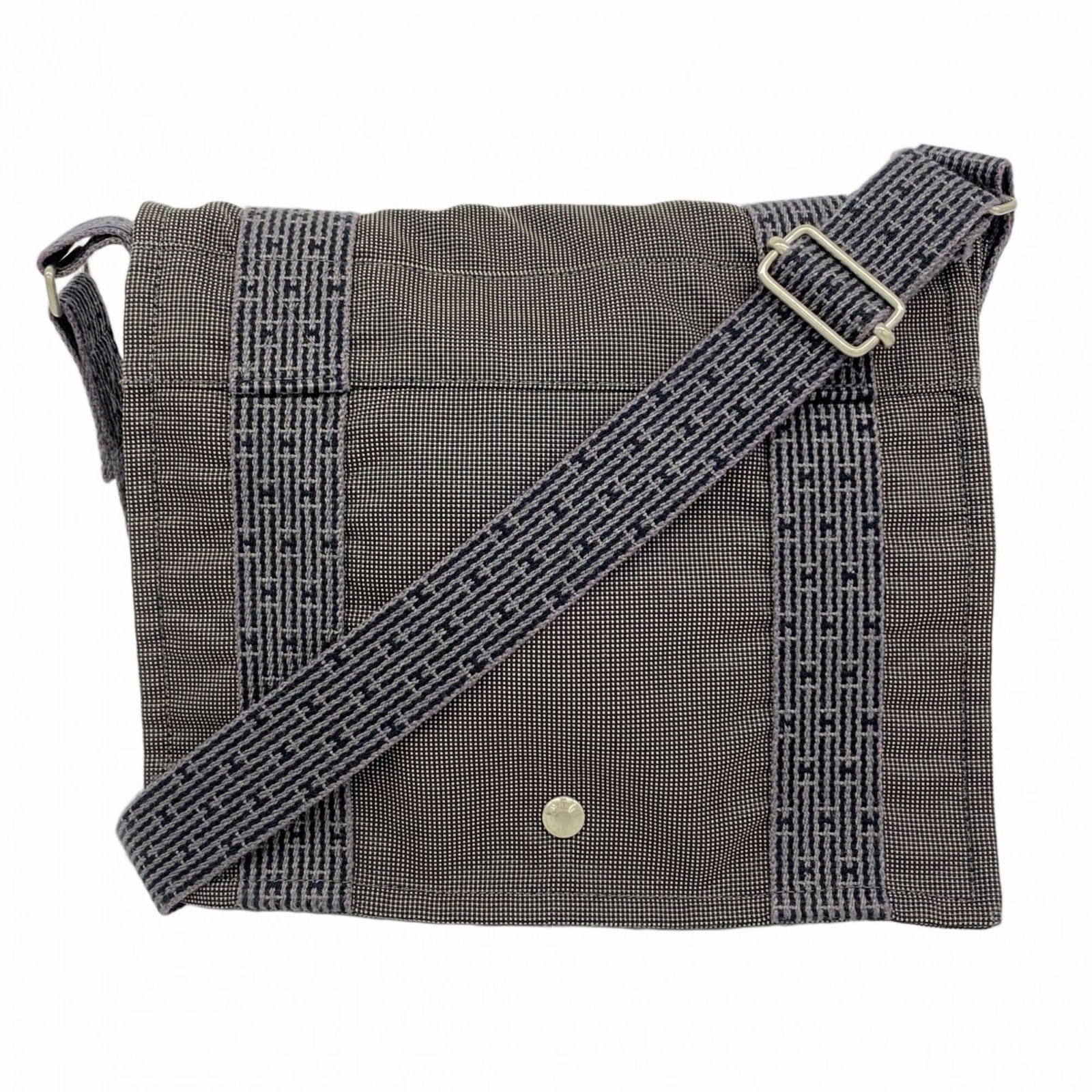 Canvas Hermes Shoulder Bag (1 of 11)