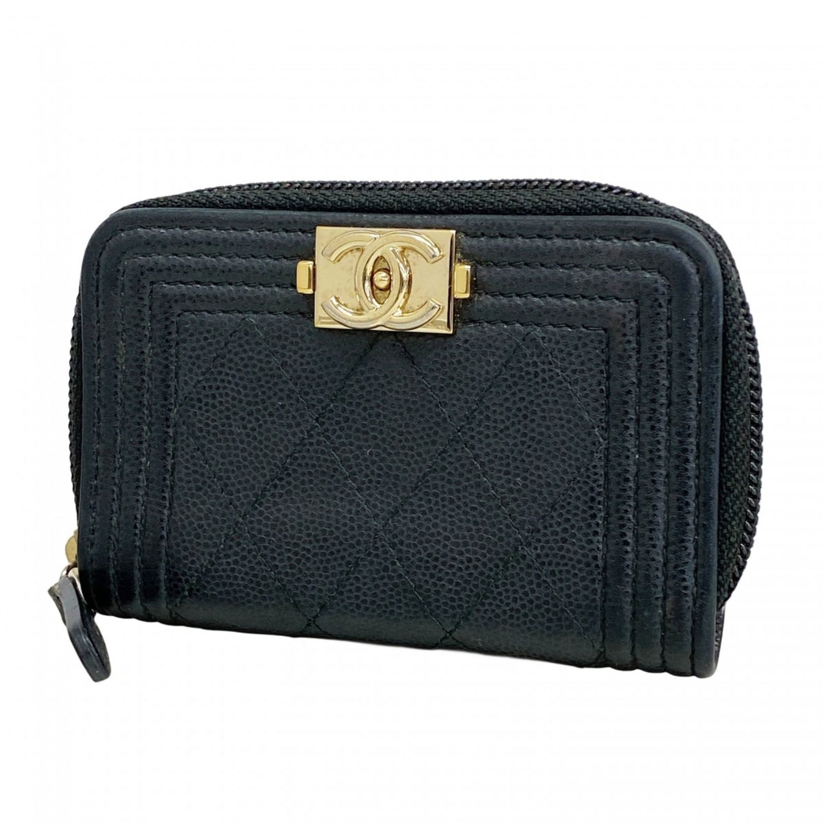 Calfskin Chanel Coin Purse/ Coin Case Grained (1 of 9)