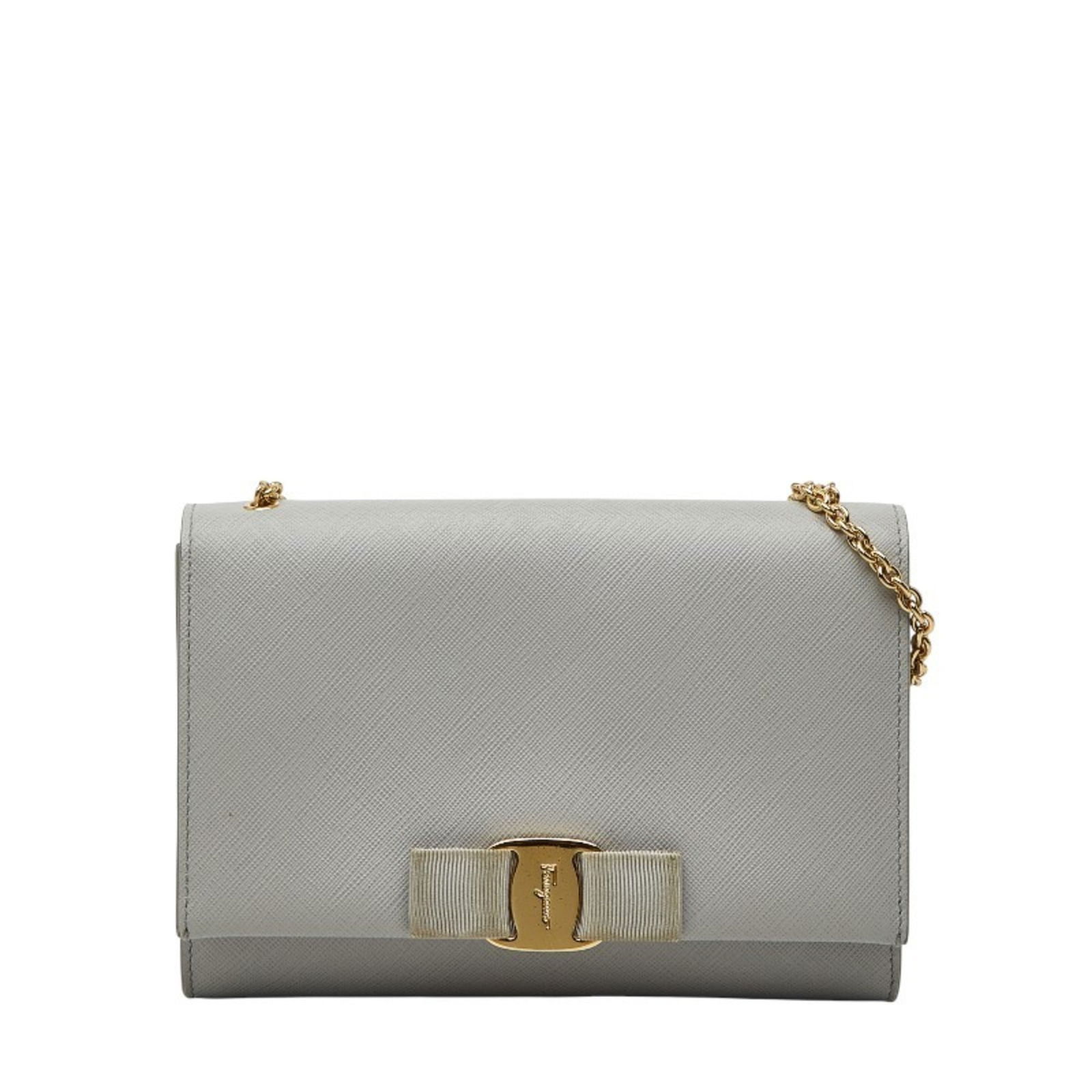 Leather Salvatore Ferragamo Shoulder Bag (1 of 10)