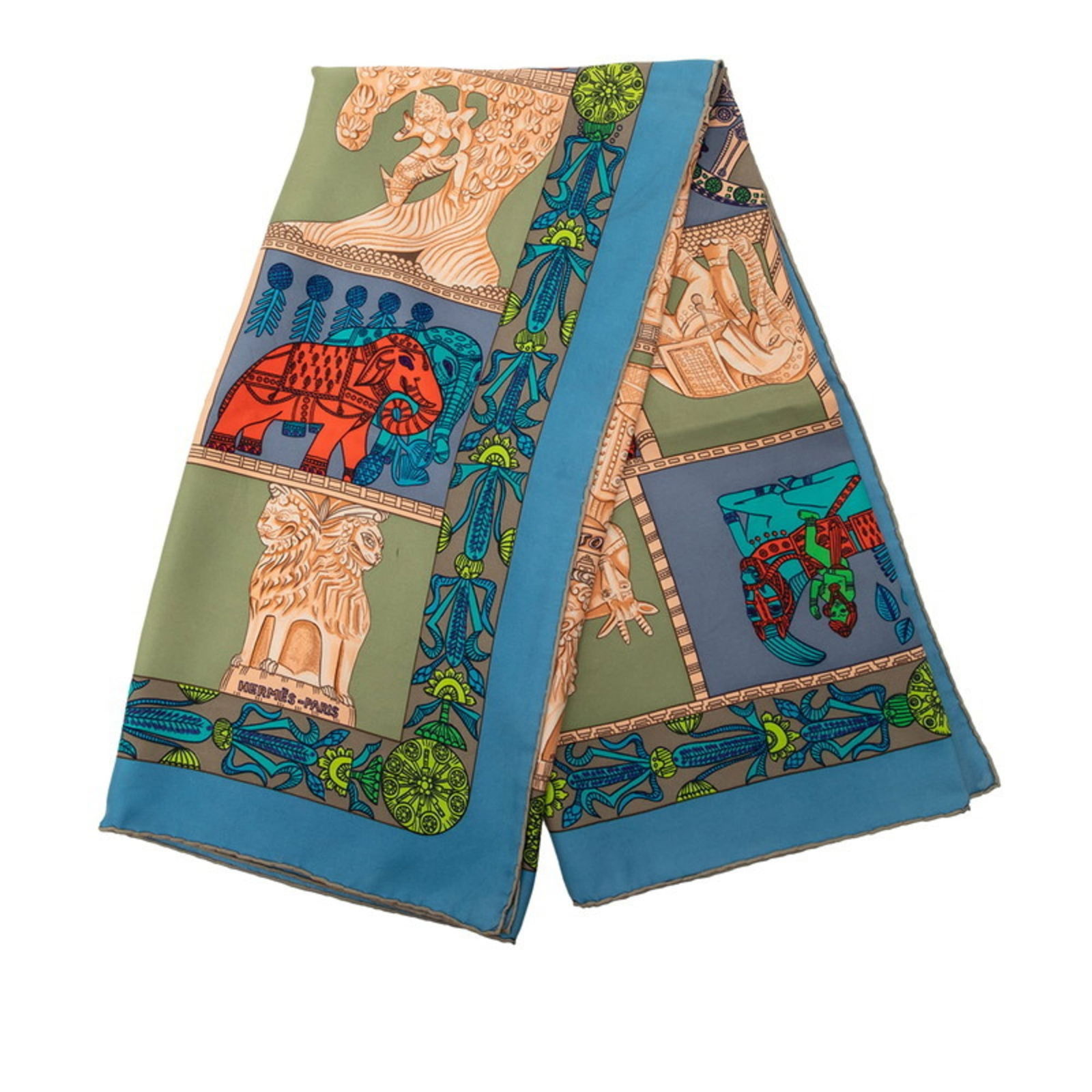 Silk Hermes Scarf - 2