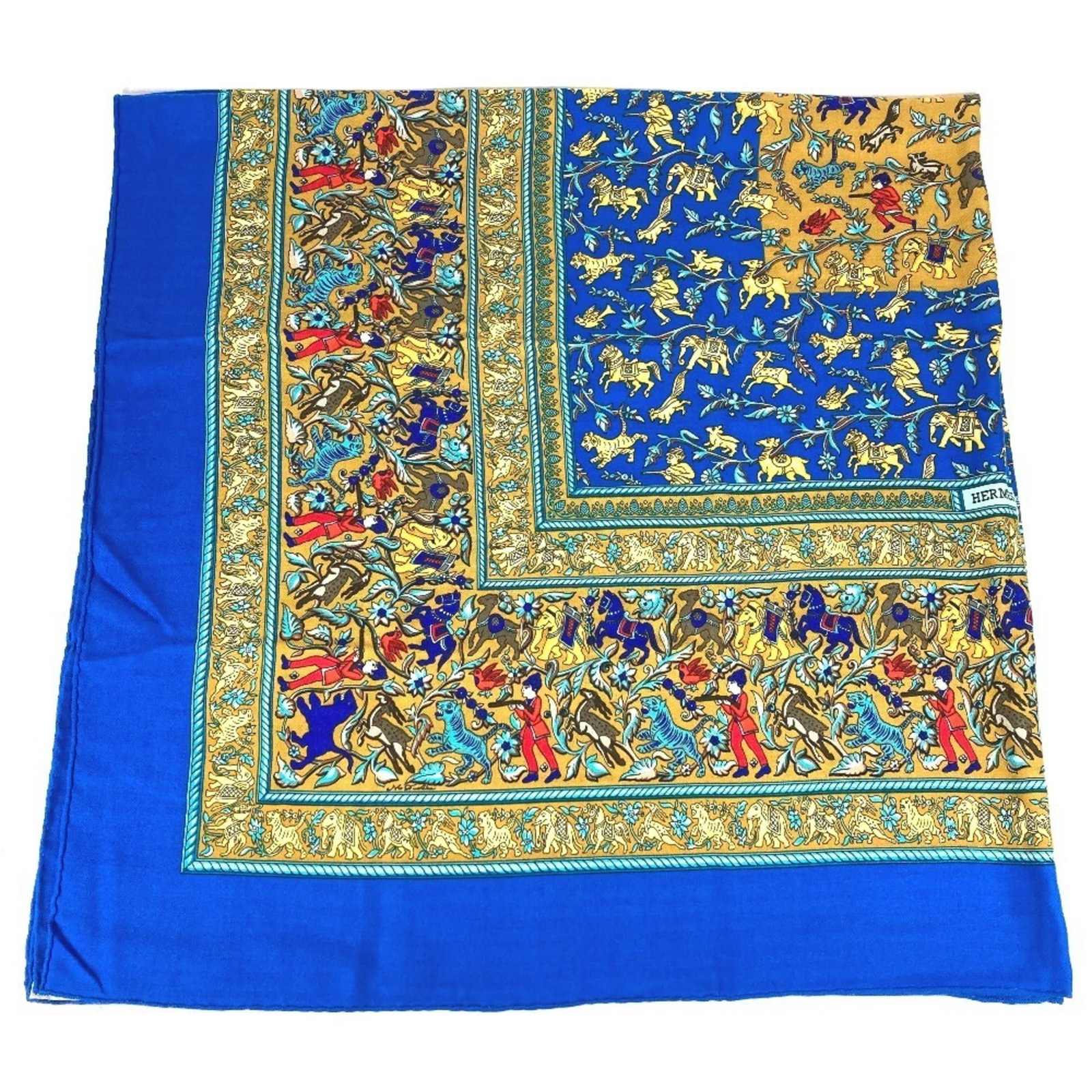 Silk - Hermes Shawl Cashmere (1 of 12)