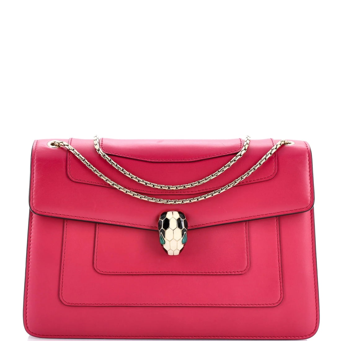 Medium Bvlgari Serpenti Forever Shoulder Bag Leather (1 of 5)