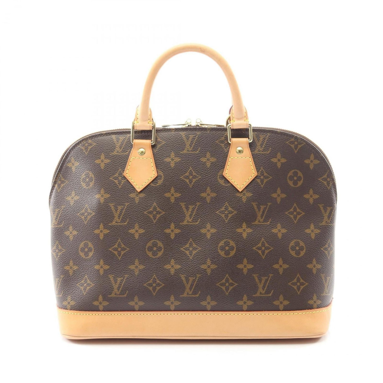 Leather - Louis Vuitton Handbag Coated Canvas - Pvc - Monogram (1 of 9)