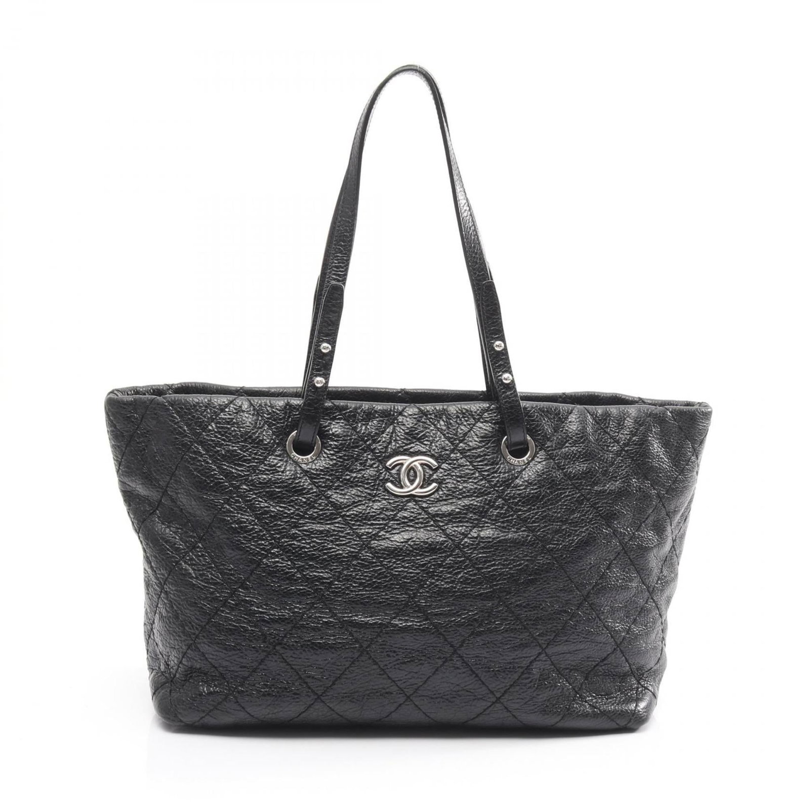 Leather Chanel Tote Bag: Leather Chanel Tote Bag This listing features Leather Chanel Tote Bag. Item specifics are provided below. Item Specifics: Brand: Chanel Type: Tote Bag Material: Leather Color: Black Gender: Women Size