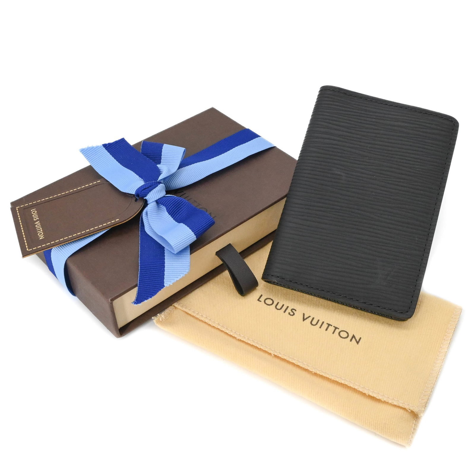 Leather Louis Vuitton Business Card Case Epi (1 of 8)