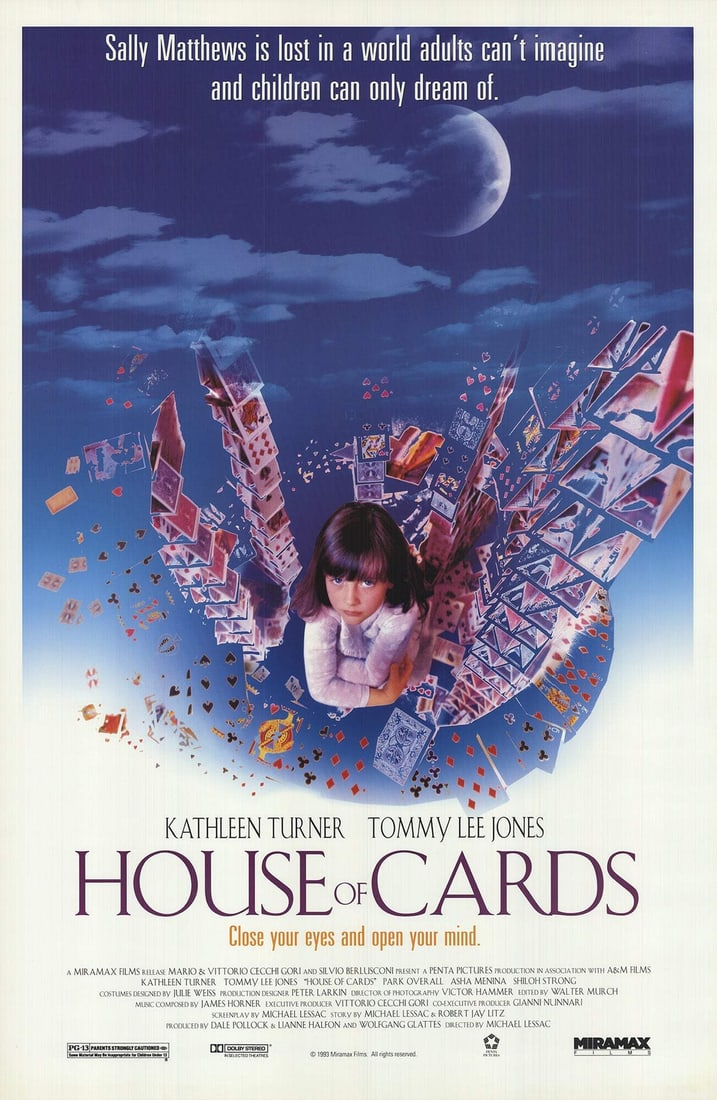 1993 ARTIST UNKNOWN House of Cards 41" x 27" Offset Lithograph (1 of 4)