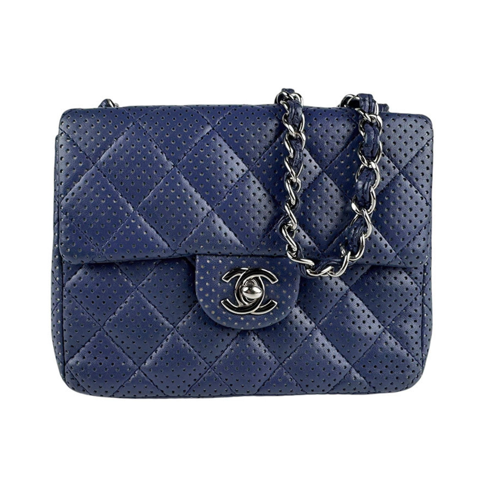 Leather Chanel Shoulder Bag: Leather Chanel Shoulder Bag This listing features Leather Chanel Shoulder Bag. Item specifics are provided below. Item Specifics: Brand: Chanel Type: Shoulder Bag Material: Leather Color: Dark Blue Ge