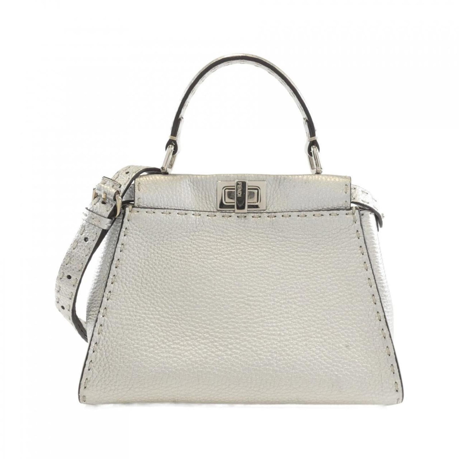 Leather Fendi Handbag (1 of 10)