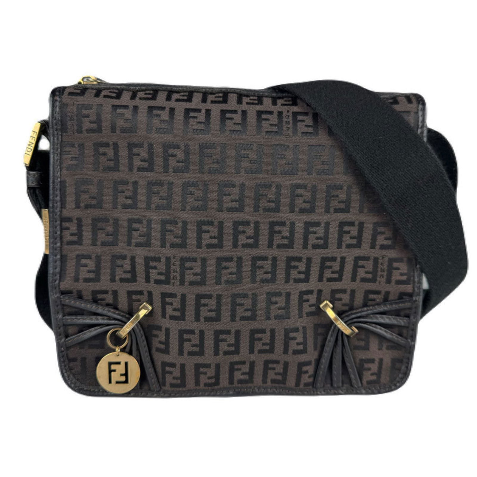 Canvas Fendi Shoulder Bag (1 of 5)