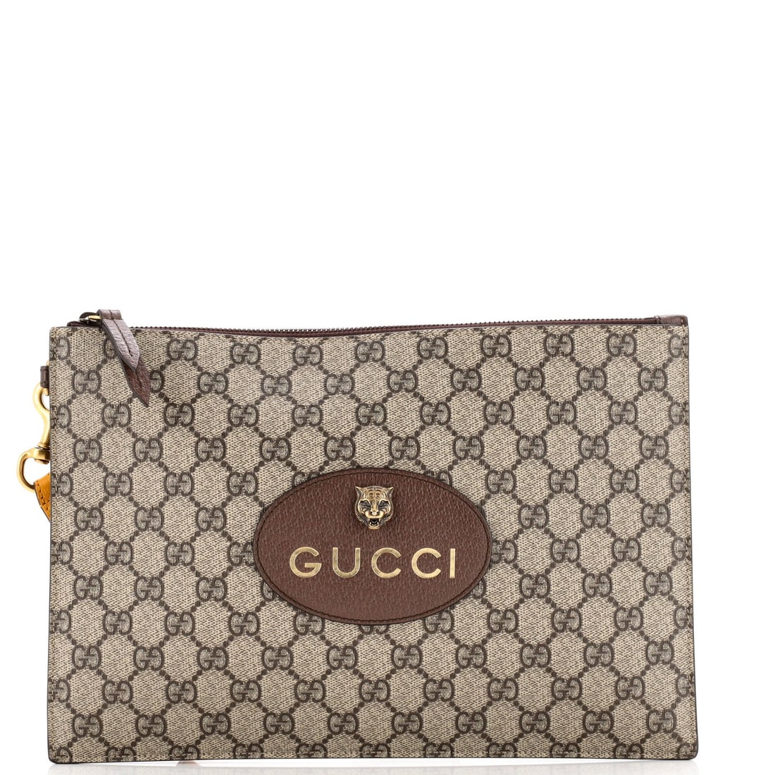 Canvas Gucci Neo Vintage Wristlet Pouch GG Coated (1 of 6)