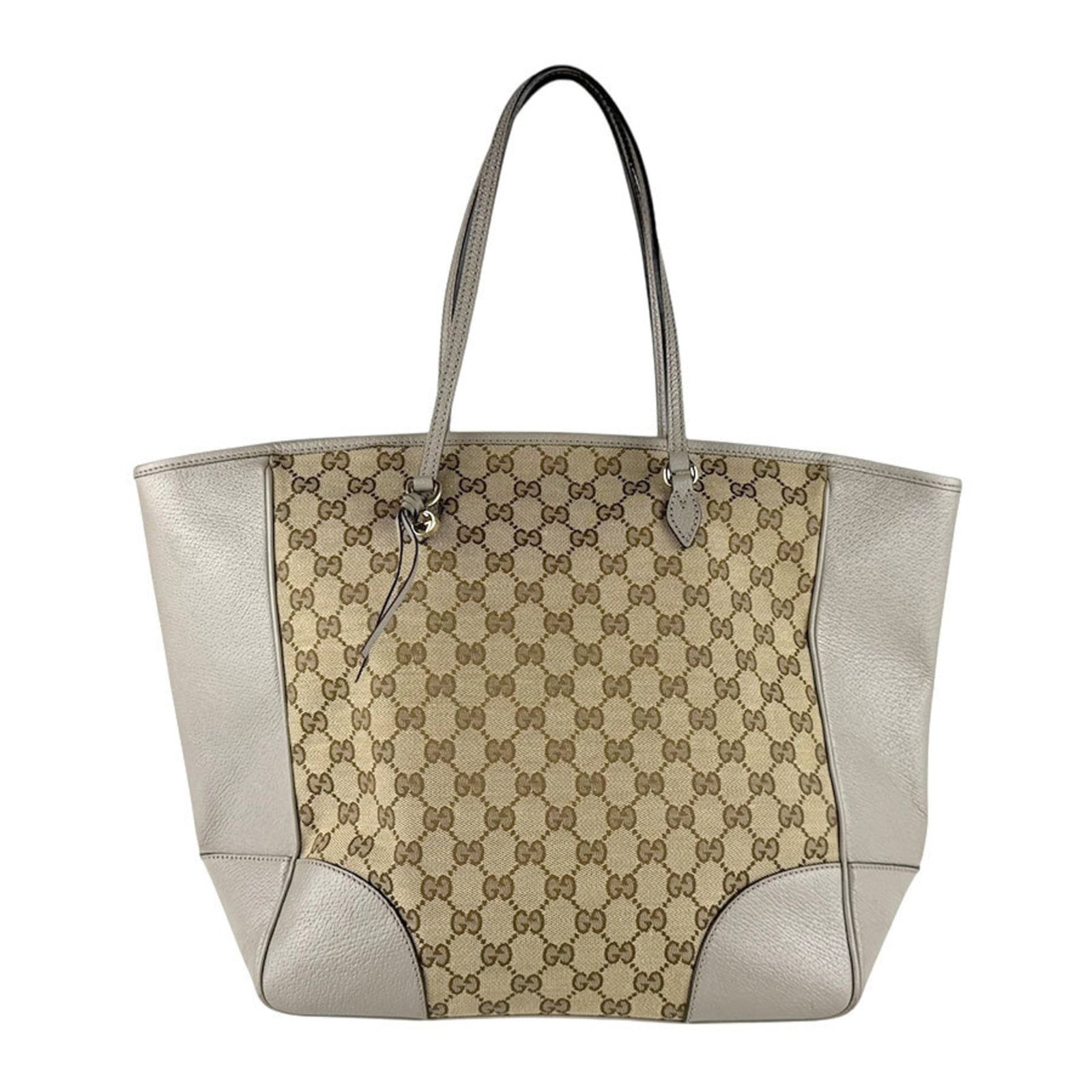 Leather - Gucci Handbag Gg Canvas (1 of 5)