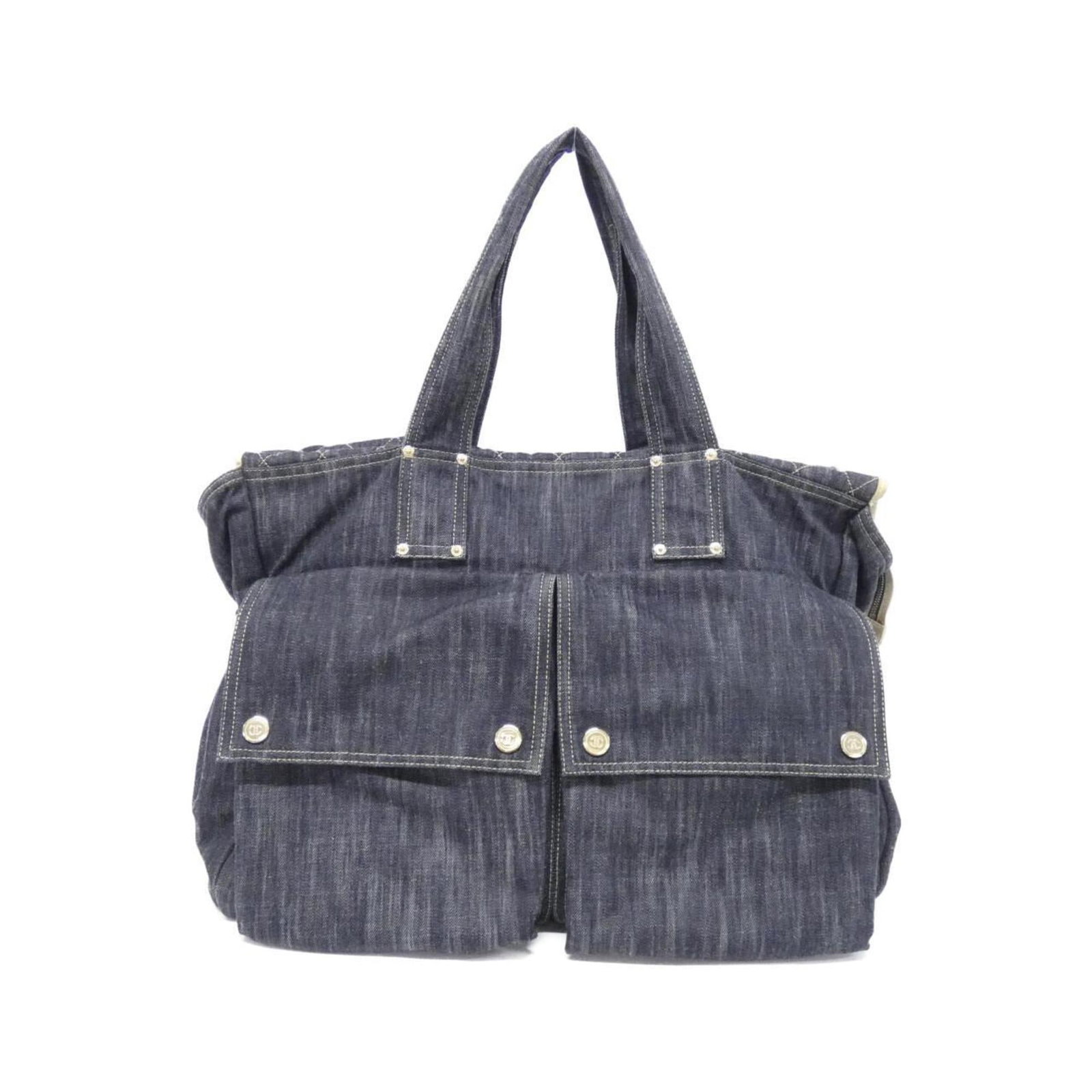 Denim Chanel Shoulder Bag (1 of 10)