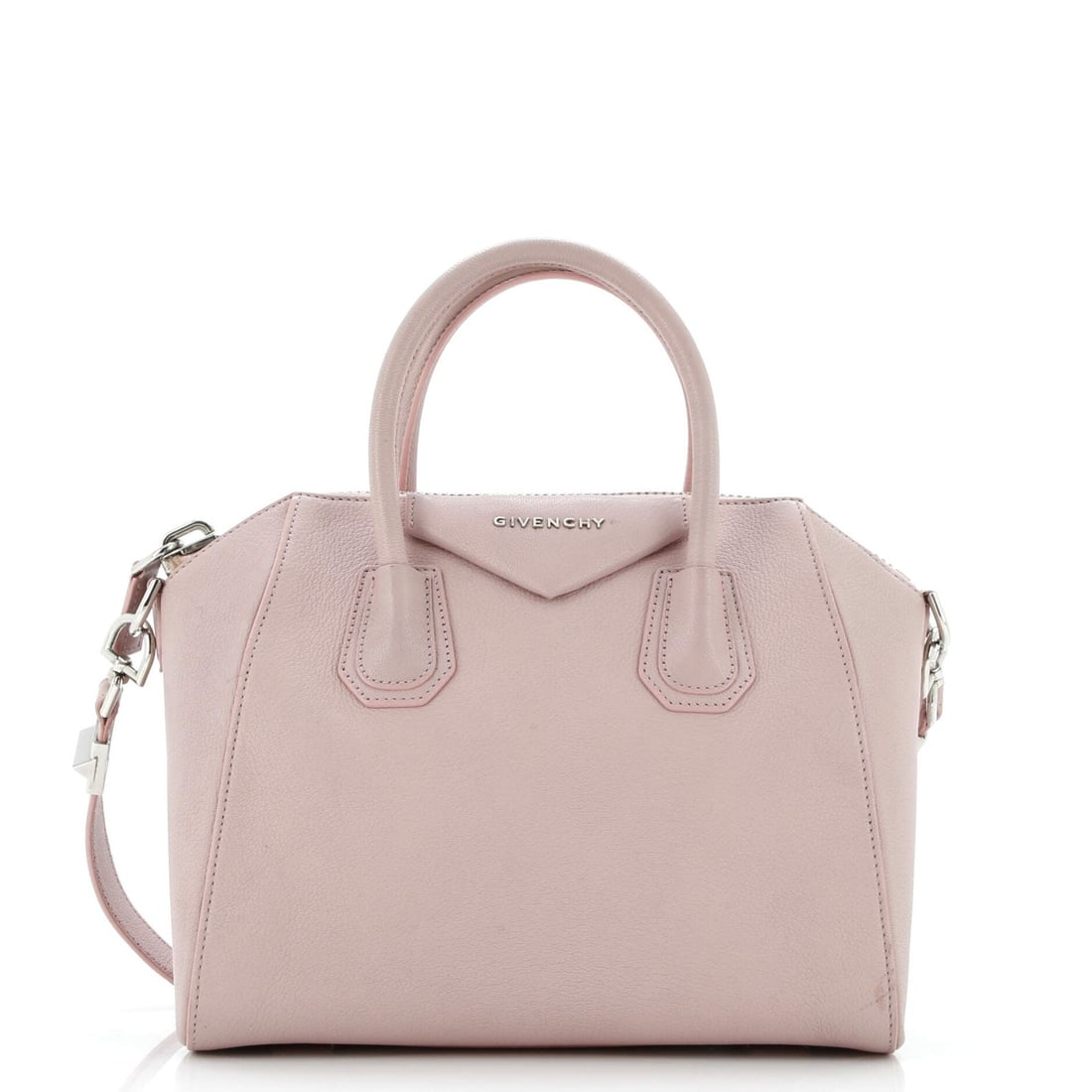 Small Givenchy Antigona Bag Leather: Small Givenchy Antigona Bag Leather This listing features Small Givenchy Antigona Bag Leather. Item specifics are provided below. Item Specifics: Brand: Givenchy Exterior Material: Leather Style: Satc