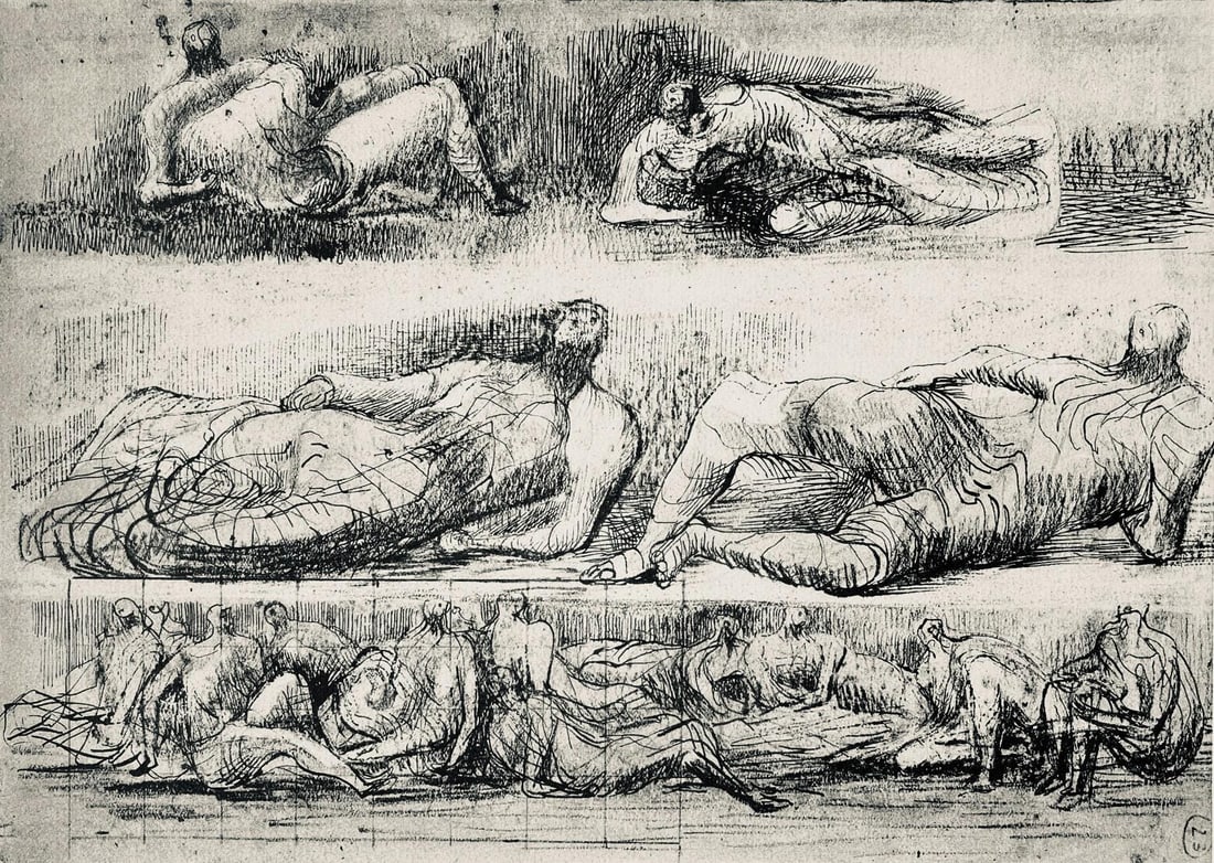 Lithograph - Henry Moore - Reclining Figures - The Drawings of Henry Moore: Lithograph - Henry Moore - Reclining Figures - The Drawings of Henry Moore This listing features Lithograph - Henry Moore - Reclining Figures - The Drawings of Henry Moore. Item specifics are provided