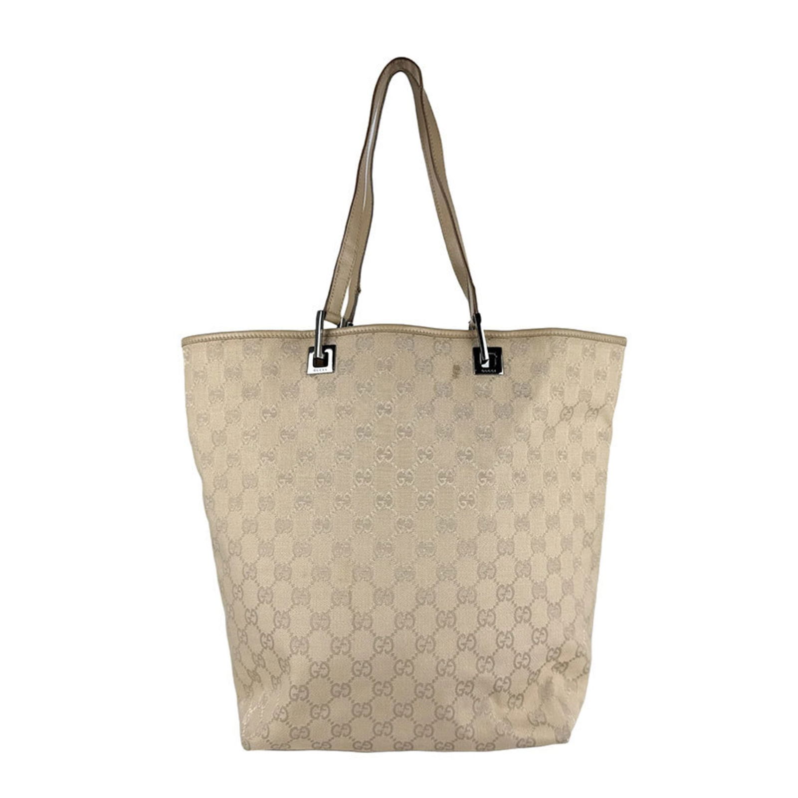 Leather - Gucci Shoulder Bag - Tote Bag Gg Canvas: Leather - Gucci Shoulder Bag - Tote Bag Gg Canvas This listing features Leather - Gucci Shoulder Bag - Tote Bag Gg Canvas. Item specifics are provided below. Item Specifics: Brand: Gucci Type: