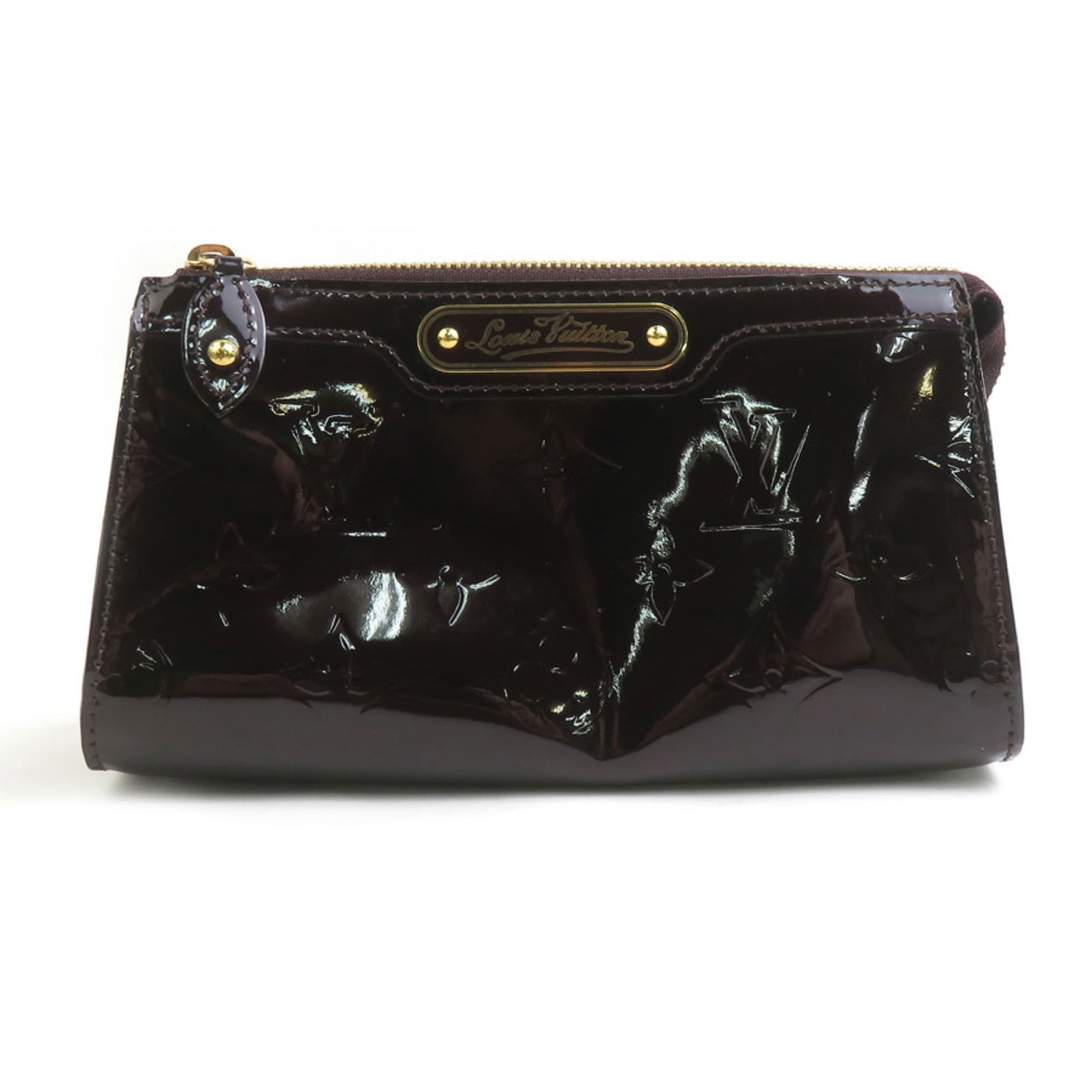 Vernis Louis Vuitton Pouch Monogram: Vernis Louis Vuitton Pouch Monogram This listing features Vernis Louis Vuitton Pouch Monogram. Item specifics are provided below. Item Specifics: Brand: Louis Vuitton Type: Pouch Material: Monogram