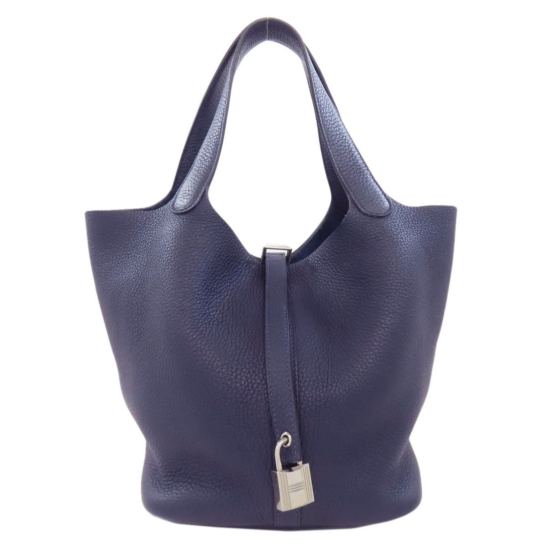 Clemence HERMES Picotin Lock MM SilverHardware Handbag Taurillon: Clemence HERMES Picotin Lock MM SilverHardware Handbag Taurillon This listing features Clemence HERMES Picotin Lock MM SilverHardware Handbag Taurillon. Item specifics are provided below. Item