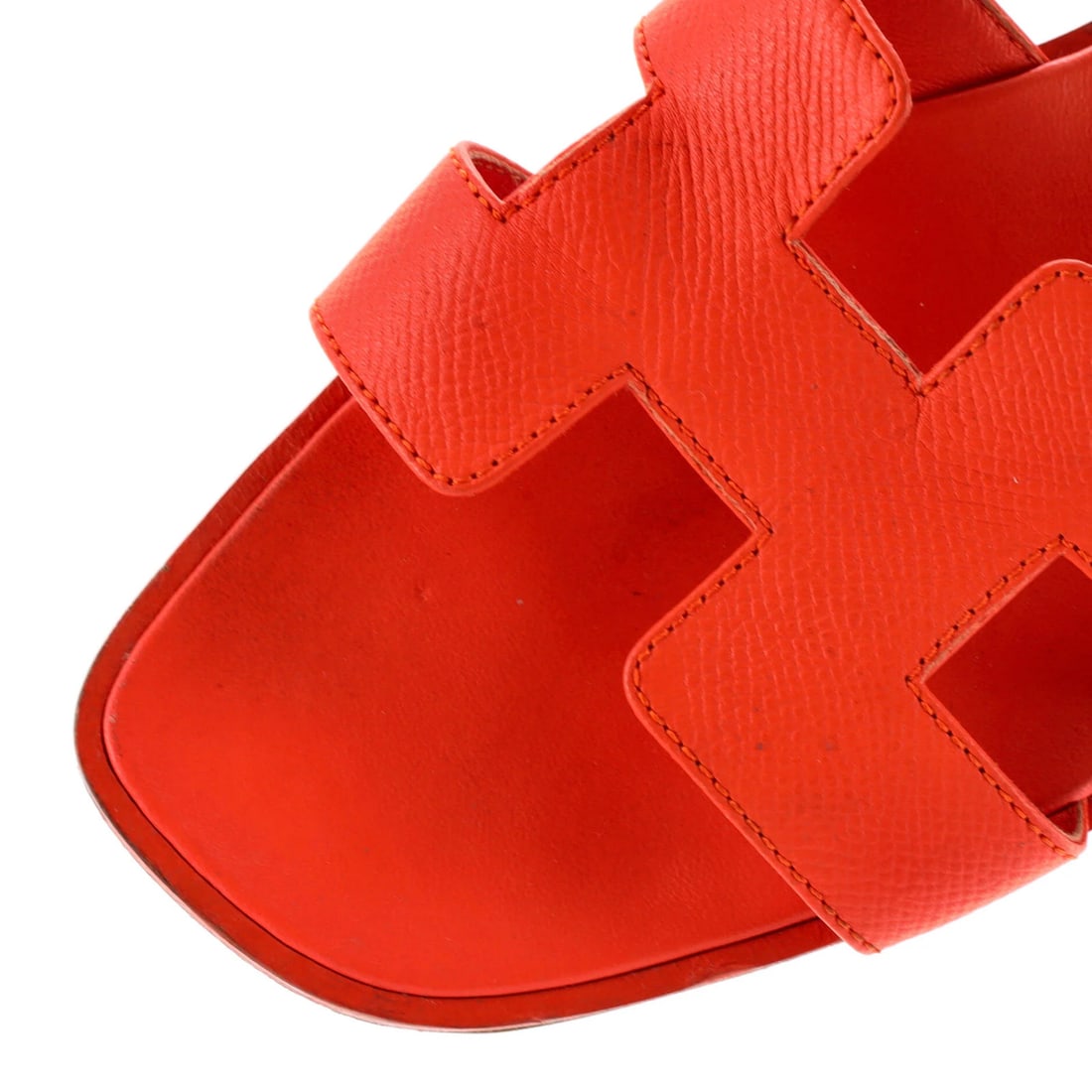 Leather Hermes Women's Oran Sandals - 5