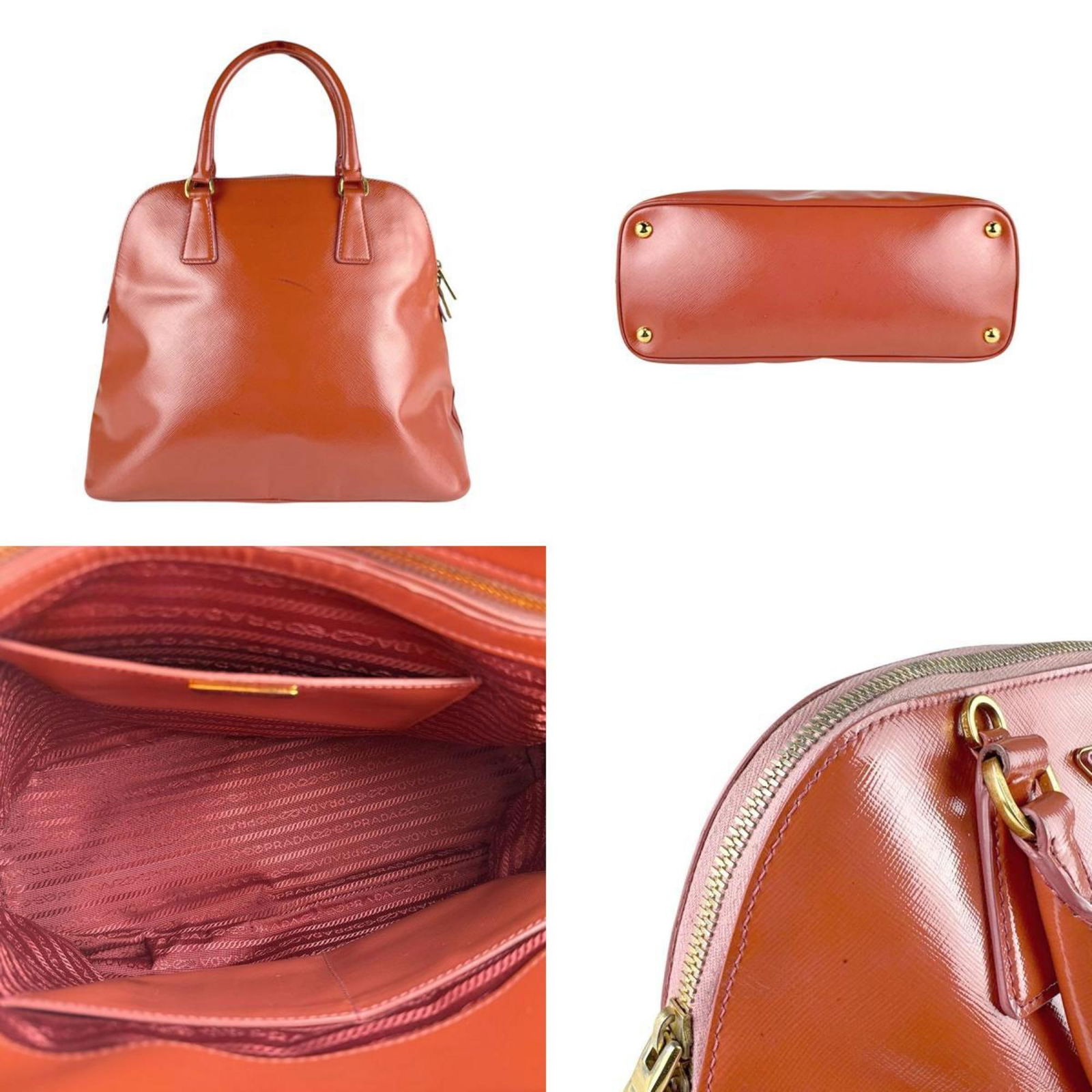 Leather Prada Handbag - 3