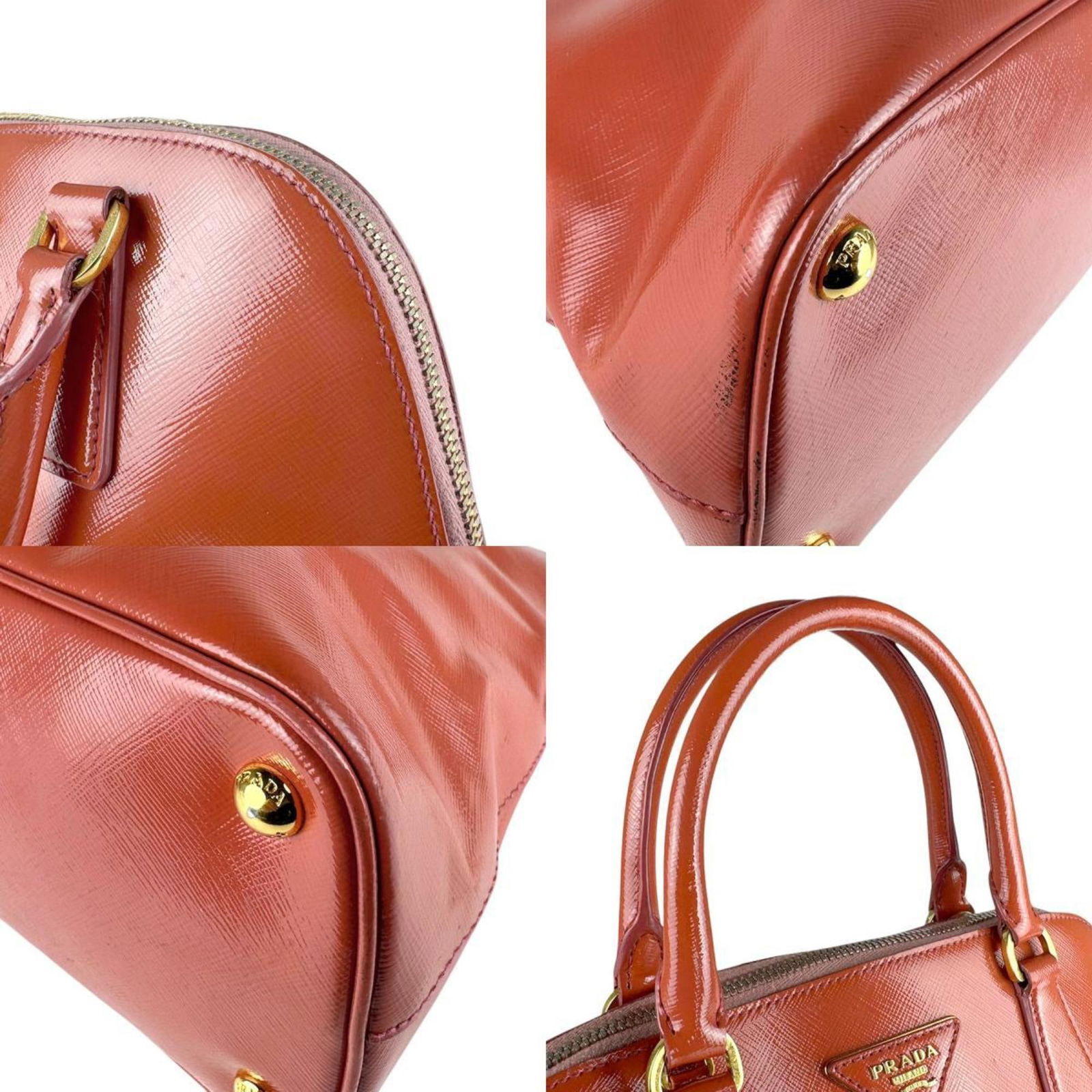 Leather Prada Handbag - 4