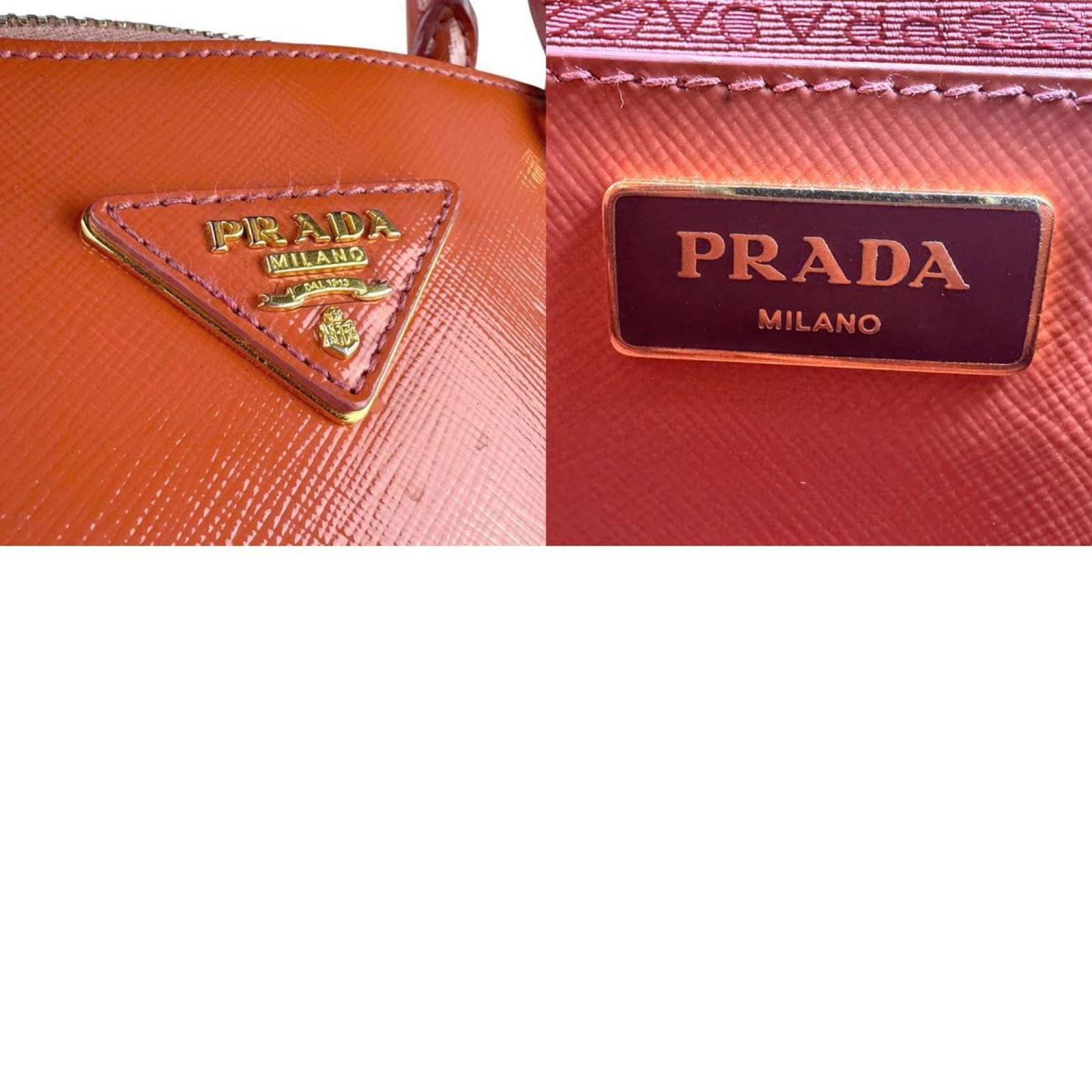 Leather Prada Handbag - 5