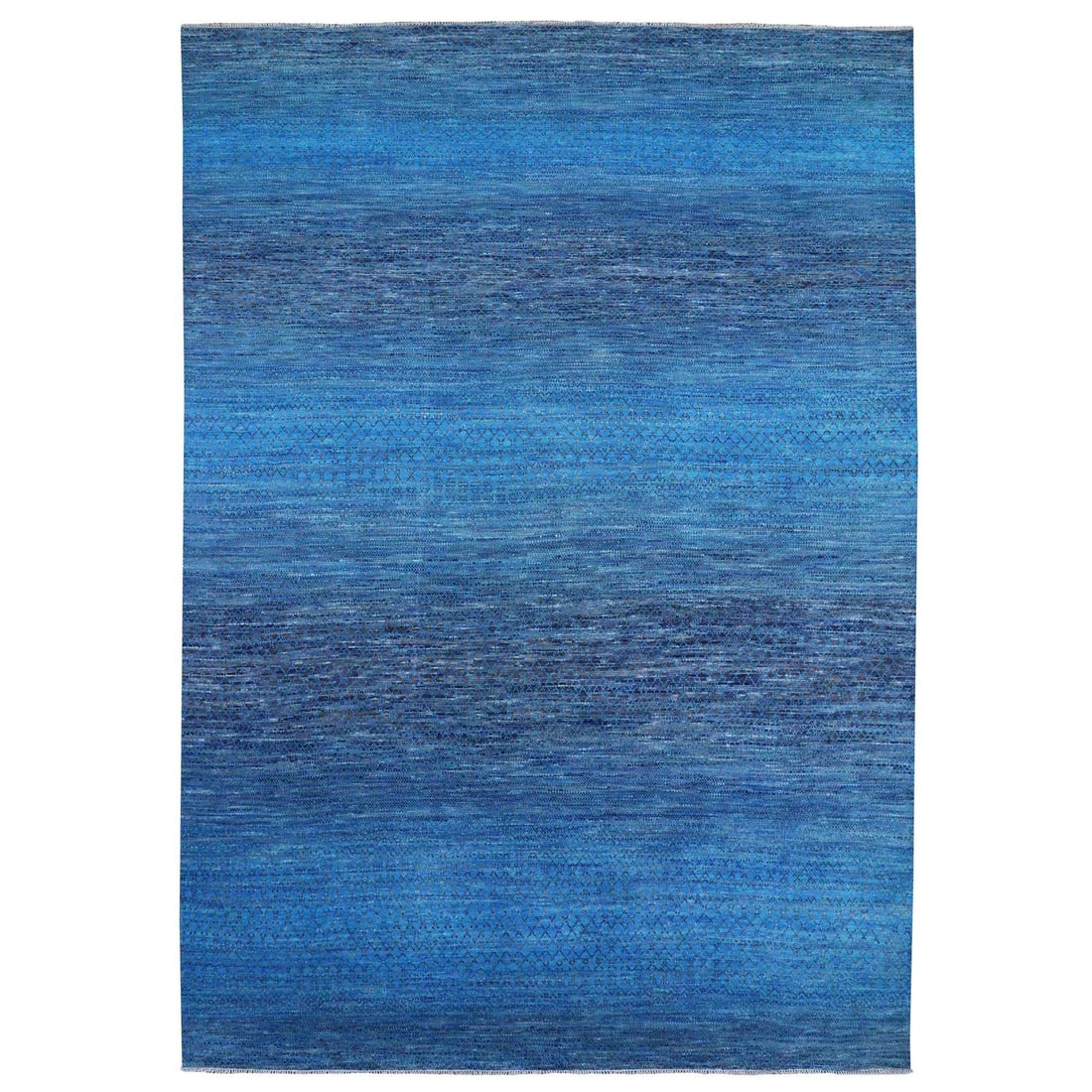 Rug 10'x14'3" Blue Modern Chiaroscuro Collection Pure Wool Hand Knotted: Rug 10'x14'3" Blue Modern Chiaroscuro Collection Pure Wool Hand Knotted This listing features Rug 10'x14'3" Blue Modern Chiaroscuro Collection Pure Wool Hand Knotted. Item specifics are provided