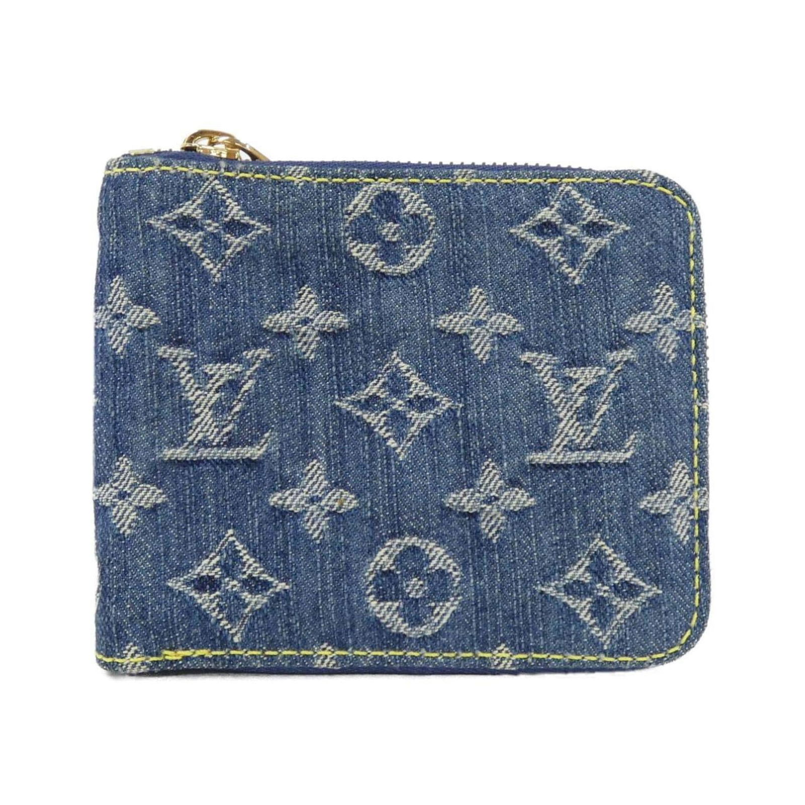 Denim Louis Vuitton Wallet (Bi-Fold) Monogram (1 of 8)
