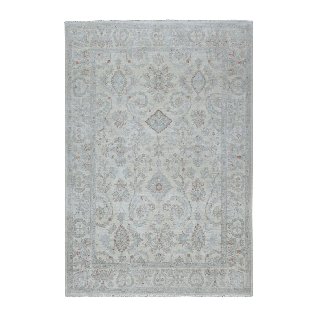 Rug 6'x8'10" White Wash Peshawar Pure Wool Hand Knotted Oriental: Rug 6'x8'10" White Wash Peshawar Pure Wool Hand Knotted Oriental This listing features Rug 6'x8'10" White Wash Peshawar Pure Wool Hand Knotted Oriental. Item specifics are provided below. Item Specifi