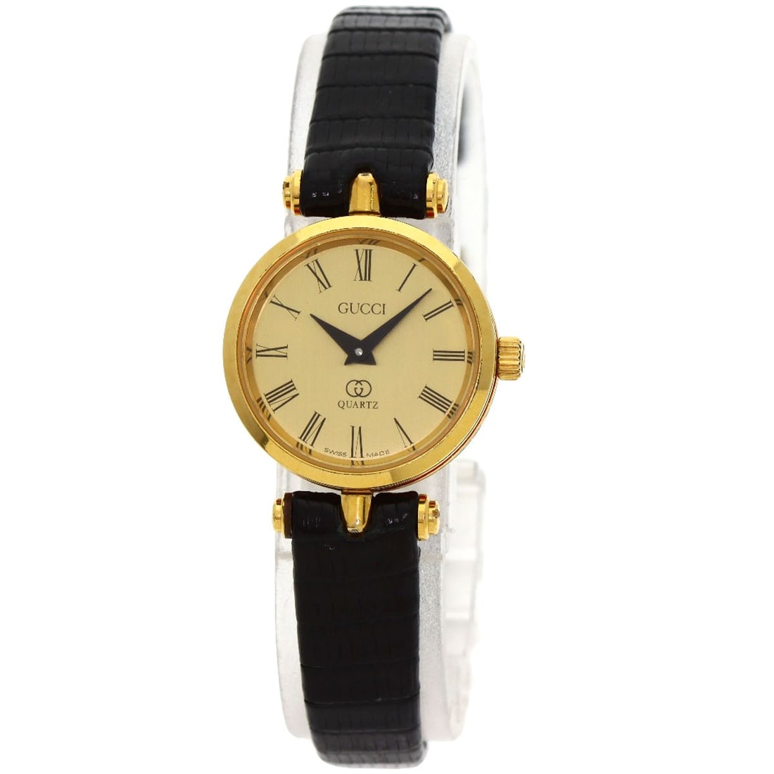 Leather GUCCI Sherry line Watches Gold Plated/: Leather GUCCI Sherry line Watches Gold Plated/ This listing features Leather GUCCI Sherry line Watches Gold Plated/. Item specifics are provided below. Item Specifics: Brand: GUCCI Style: Watches