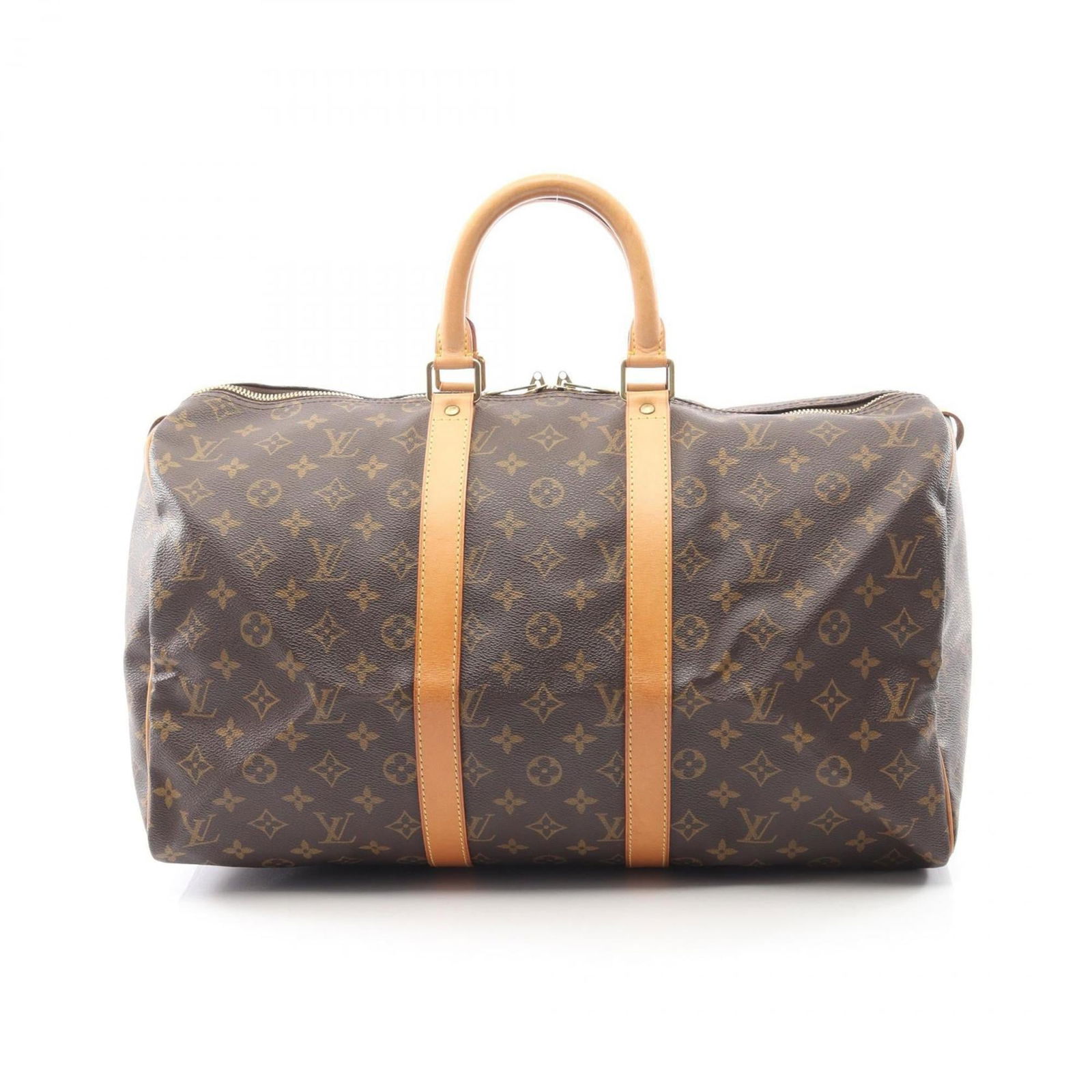 Leather - Louis Vuitton Boston Bag Coated Canvas - Pvc - Monogram (1 of 10)