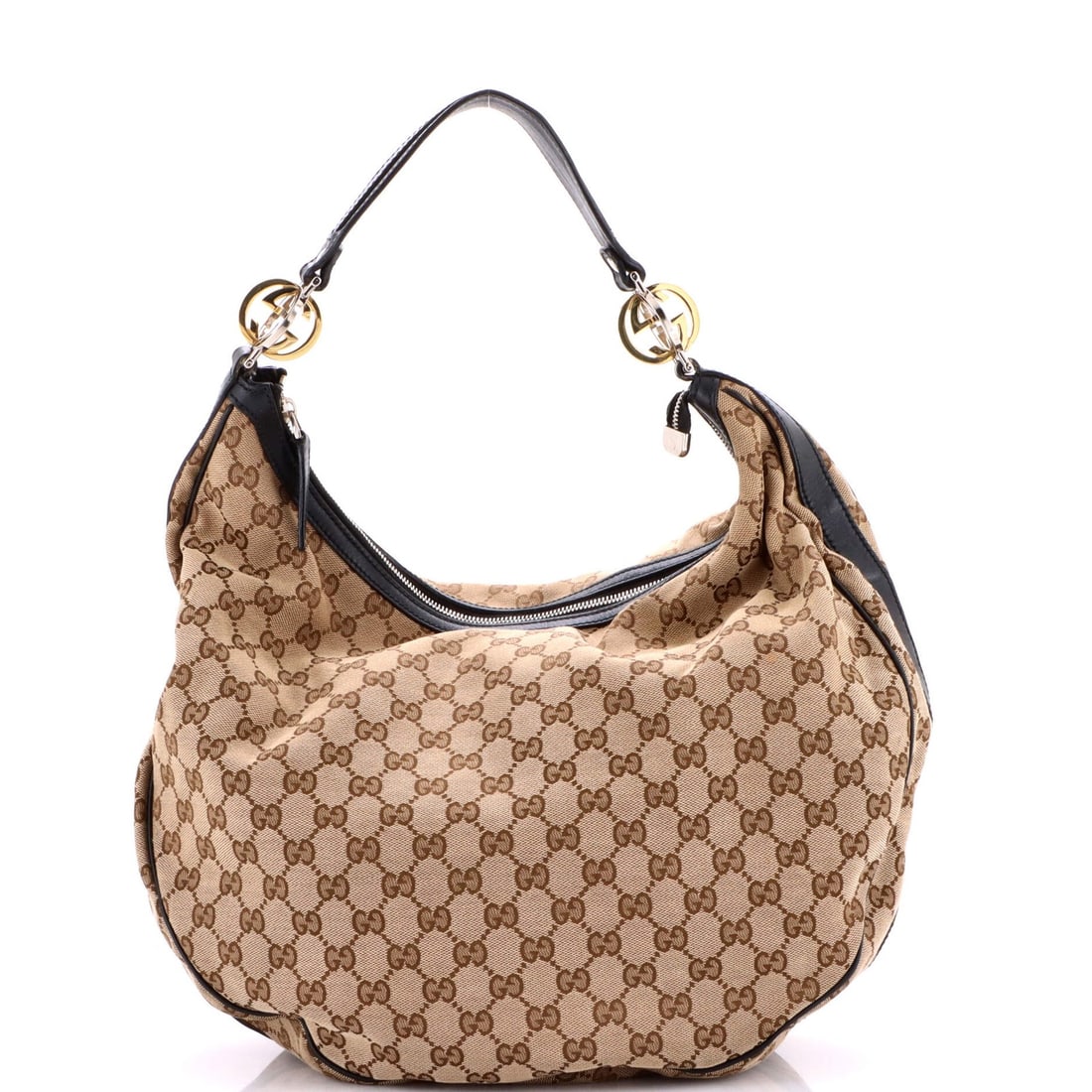Large Gucci Twins Hobo GG Canvas (1 of 7)