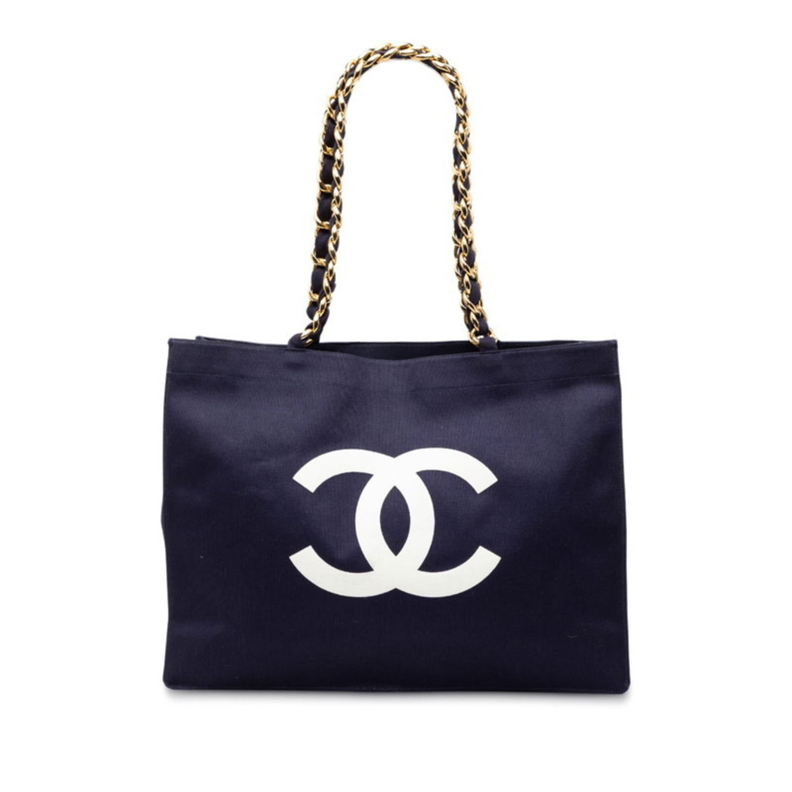 Canvas Chanel Tote Bag (1 of 8)