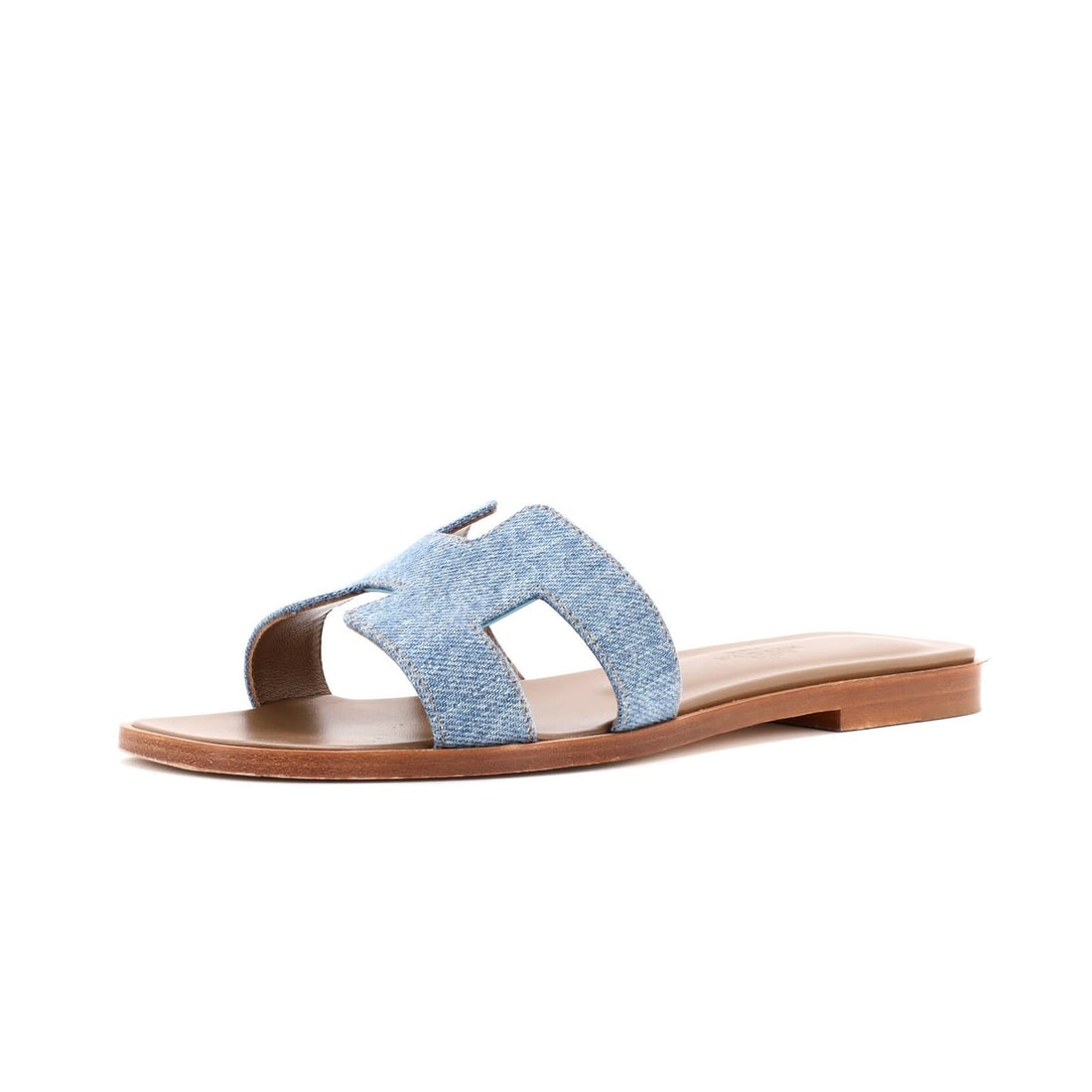 Denim Hermes Women's Oran Sandals: Denim Hermes Women's Oran Sandals This listing features Denim Hermes Women's Oran Sandals. Item specifics are provided below. Item Specifics: Brand: Hermes Us Shoe Size: Us(W) 5 | It 35 Style: Sandals