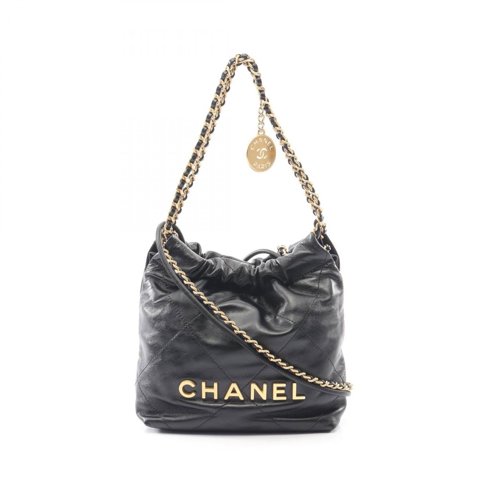 Leather Chanel Shoulder Bag: Leather Chanel Shoulder Bag This listing features Leather Chanel Shoulder Bag. Item specifics are provided below. Item Specifics: Brand: Chanel Type: Shoulder Bag Material: Leather Color: Black Gender
