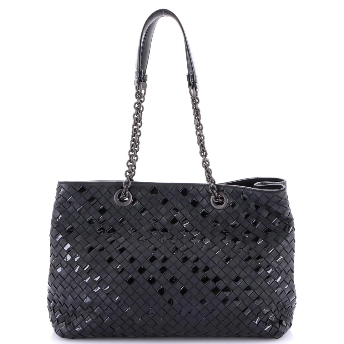 Medium Bottega Veneta Double Chain Tote Intrecciato Nappa (1 of 5)