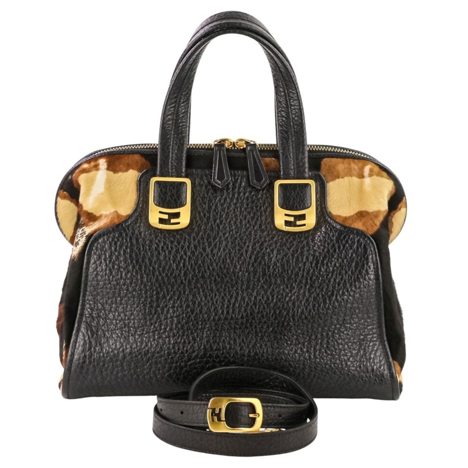 Leather Fendi Handbag (1 of 16)
